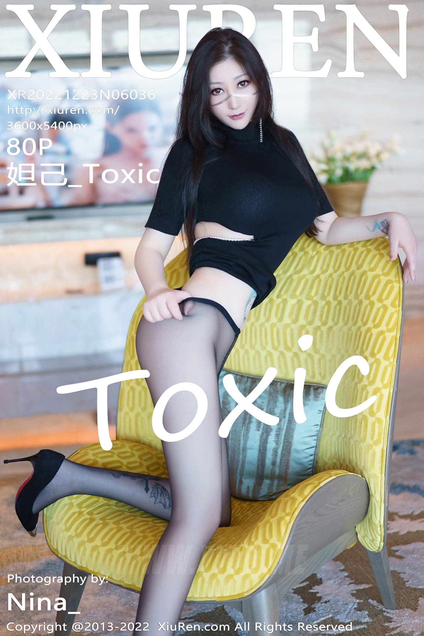 XiuRen秀人网 No.6036 妲己_Toxic 美臀黑丝