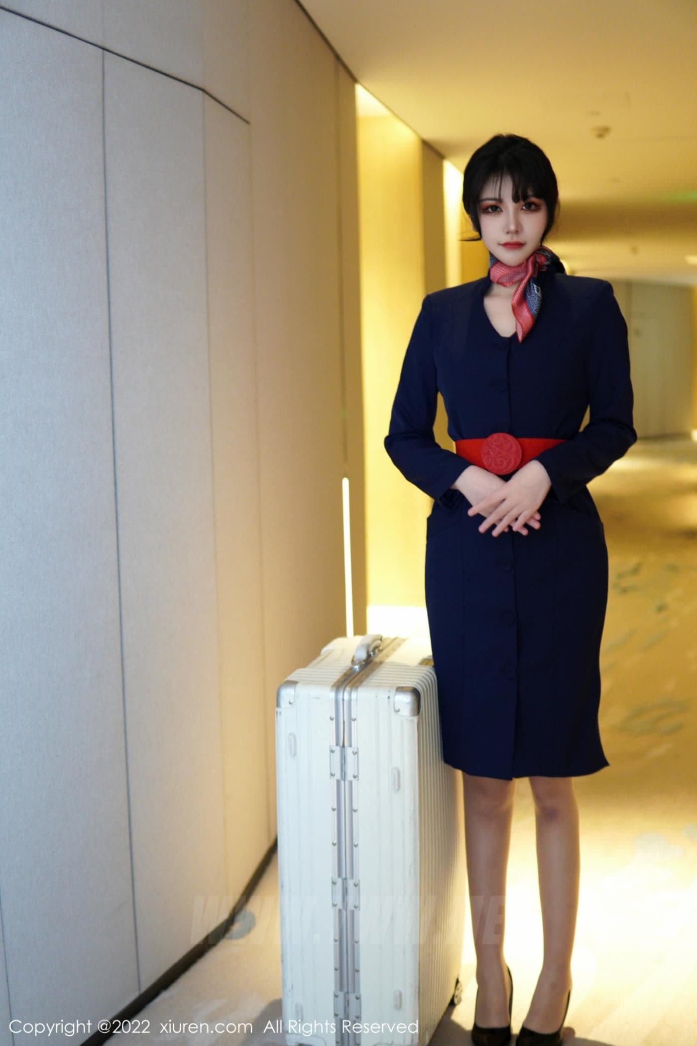 XiuRen秀人网 No.6048 桃桃子_ 空姐制服
