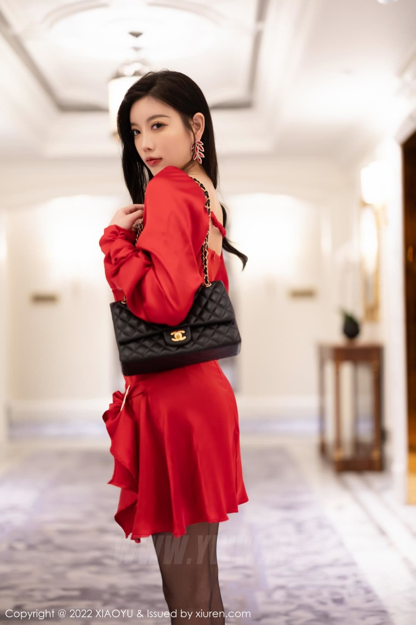 XIAOYU语画界 VOL.932 杨晨晨Yome 黑丝美臀