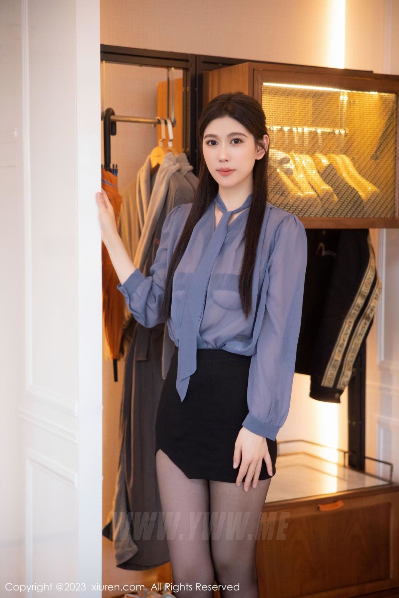 XiuRen秀人网 No.6122 李雅柔182CM 黑丝美腿