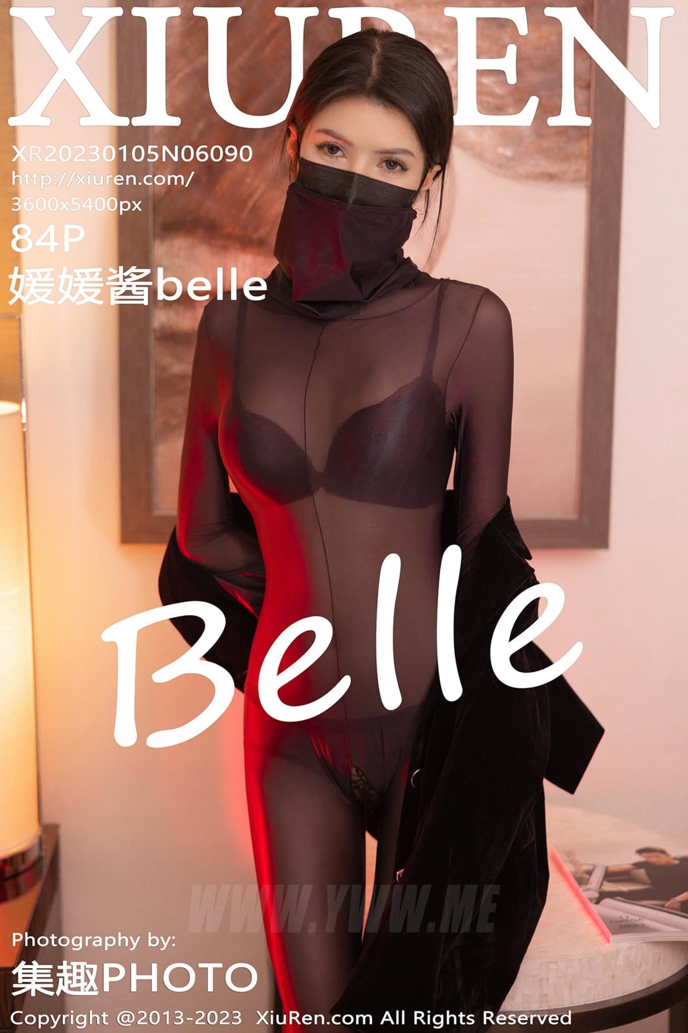 XiuRen秀人网 No.6090 媛媛酱belle 连体衣美腿