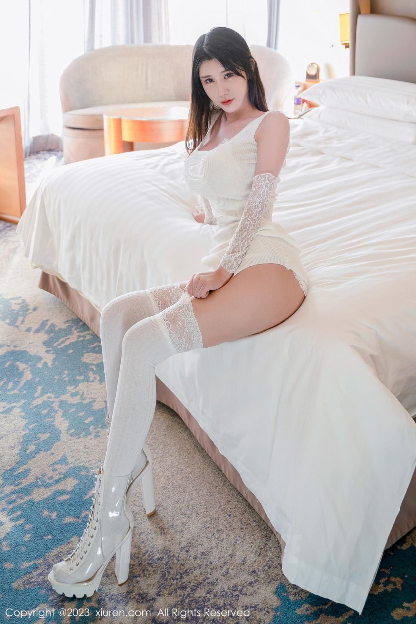 XiuRen秀人网 No.6128 夏沫沫tifa 丝袜美腿