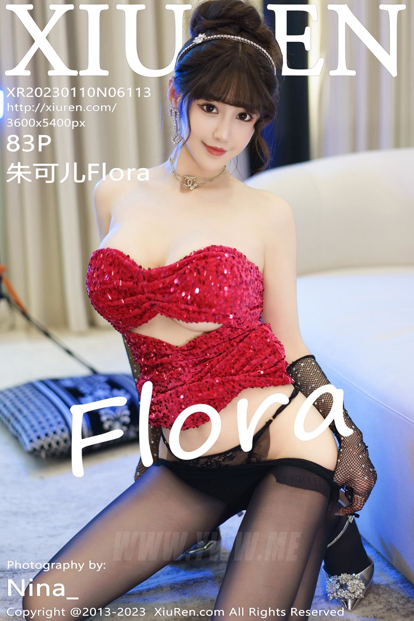 XiuRen秀人网 No.6113 朱可儿Flora 美臀黑丝