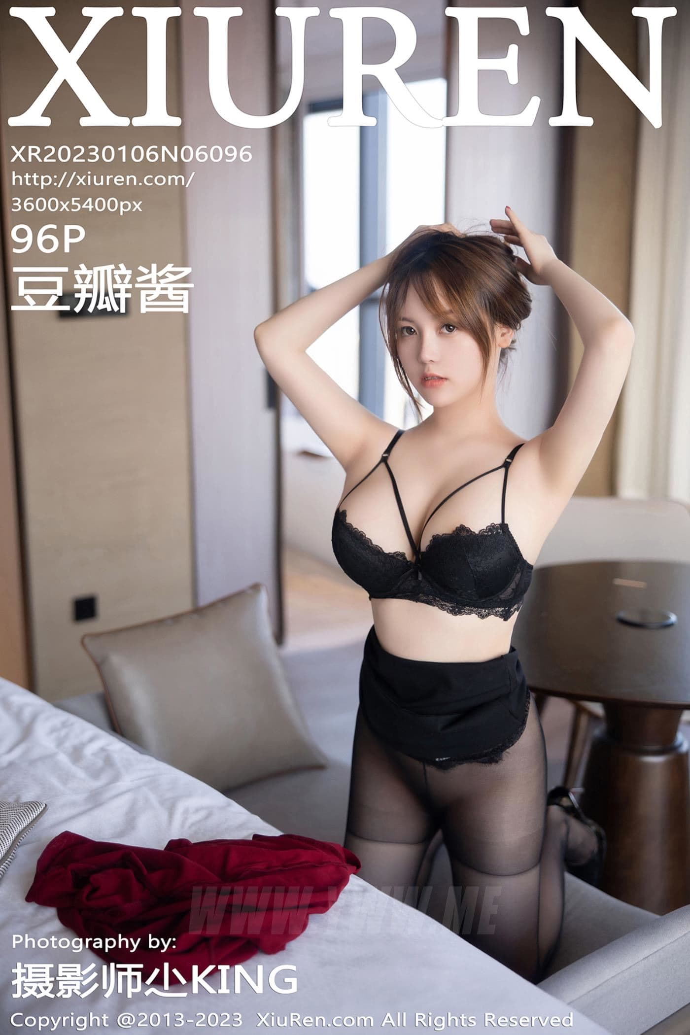 XiuRen秀人网 No.6096 豆瓣酱 黑丝美臀