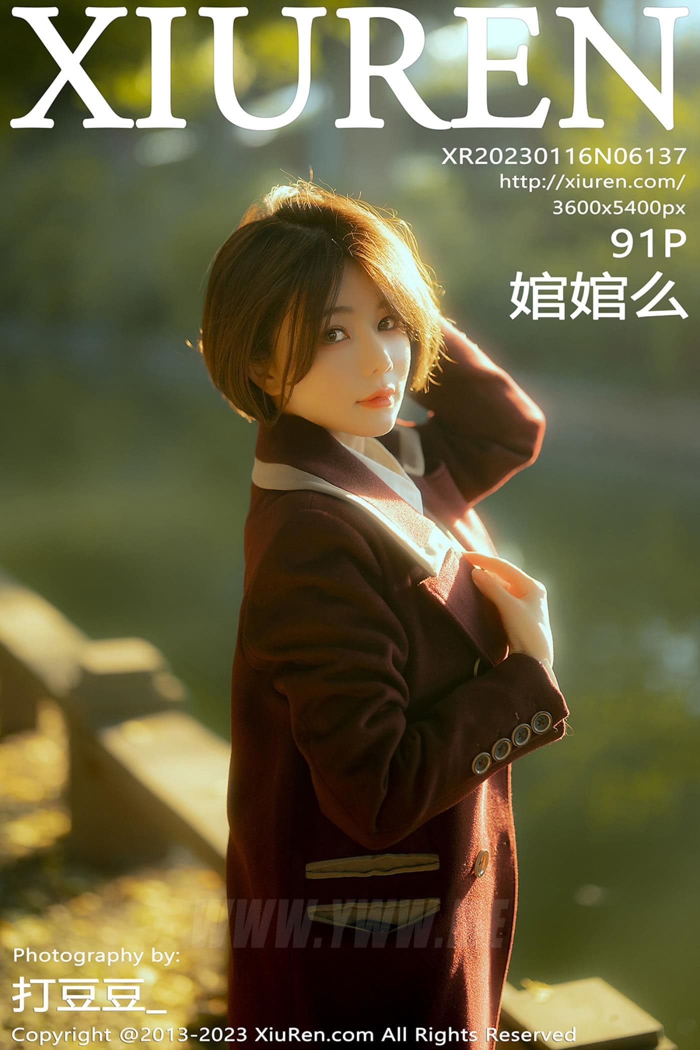 XiuRen秀人网 No.6137 婠婠么 黑丝美臀