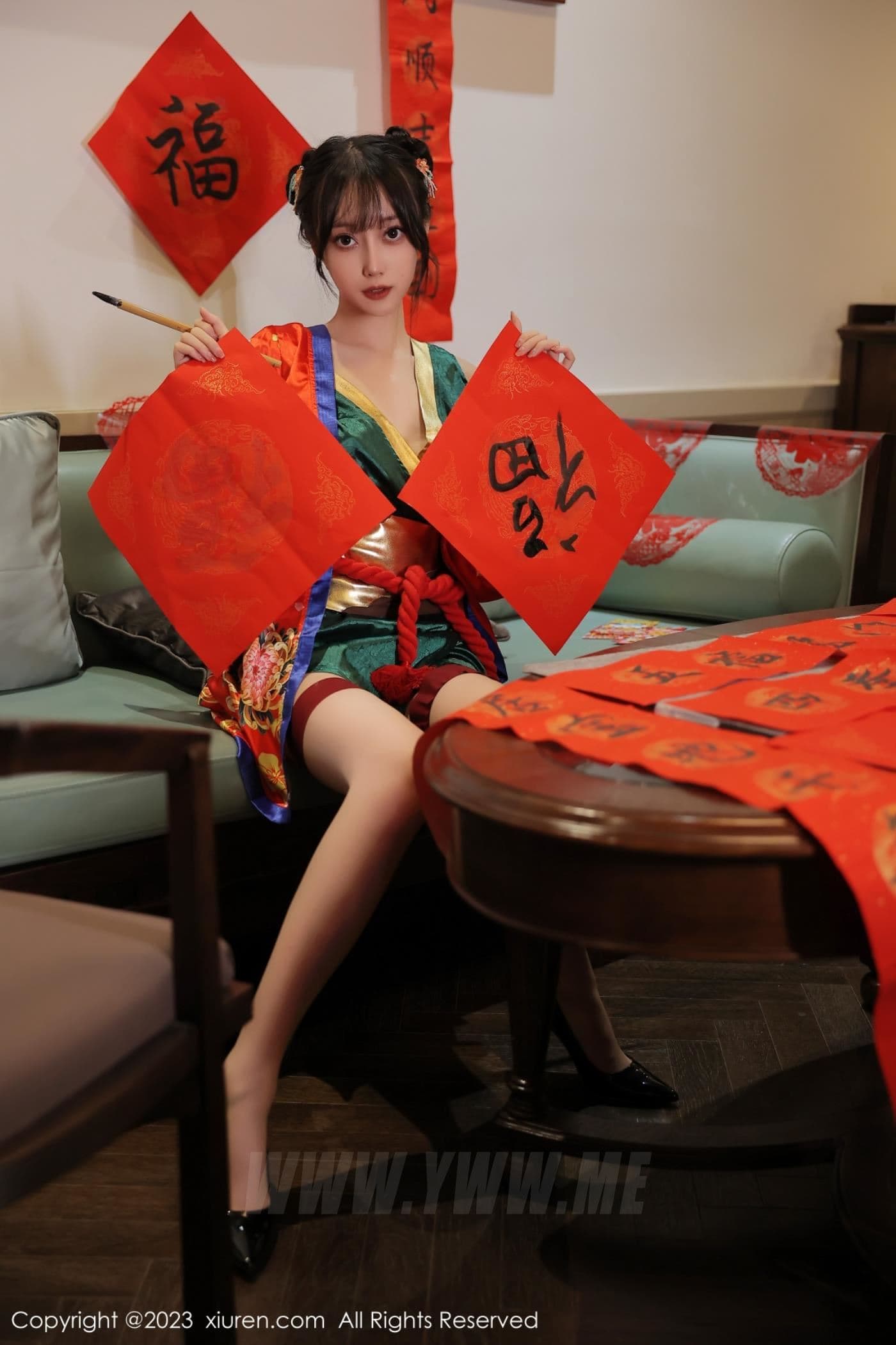 XiuRen秀人网 No.6167 玥儿玥er 新春美腿