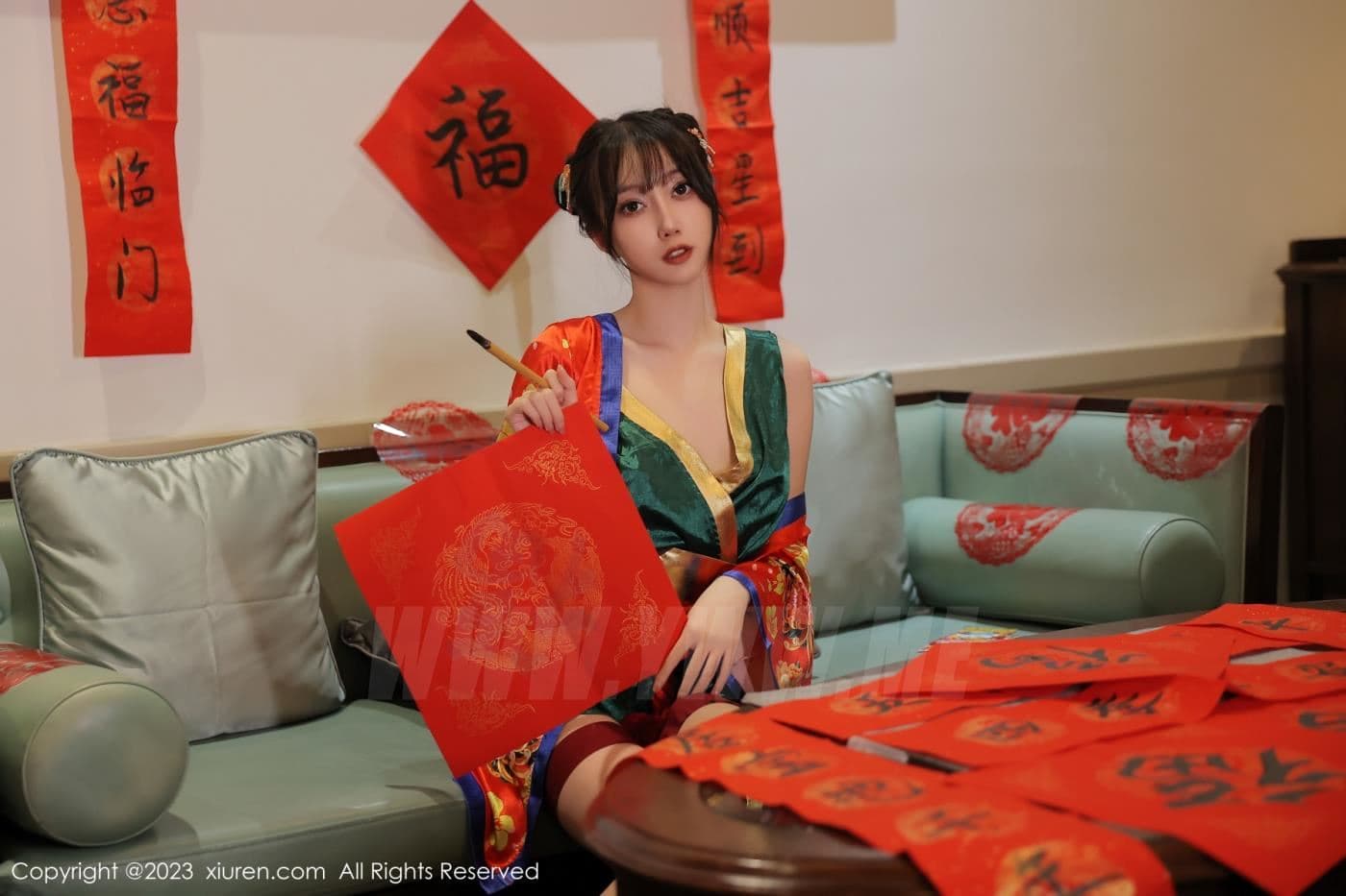 XiuRen秀人网 No.6167 玥儿玥er 新春美腿
