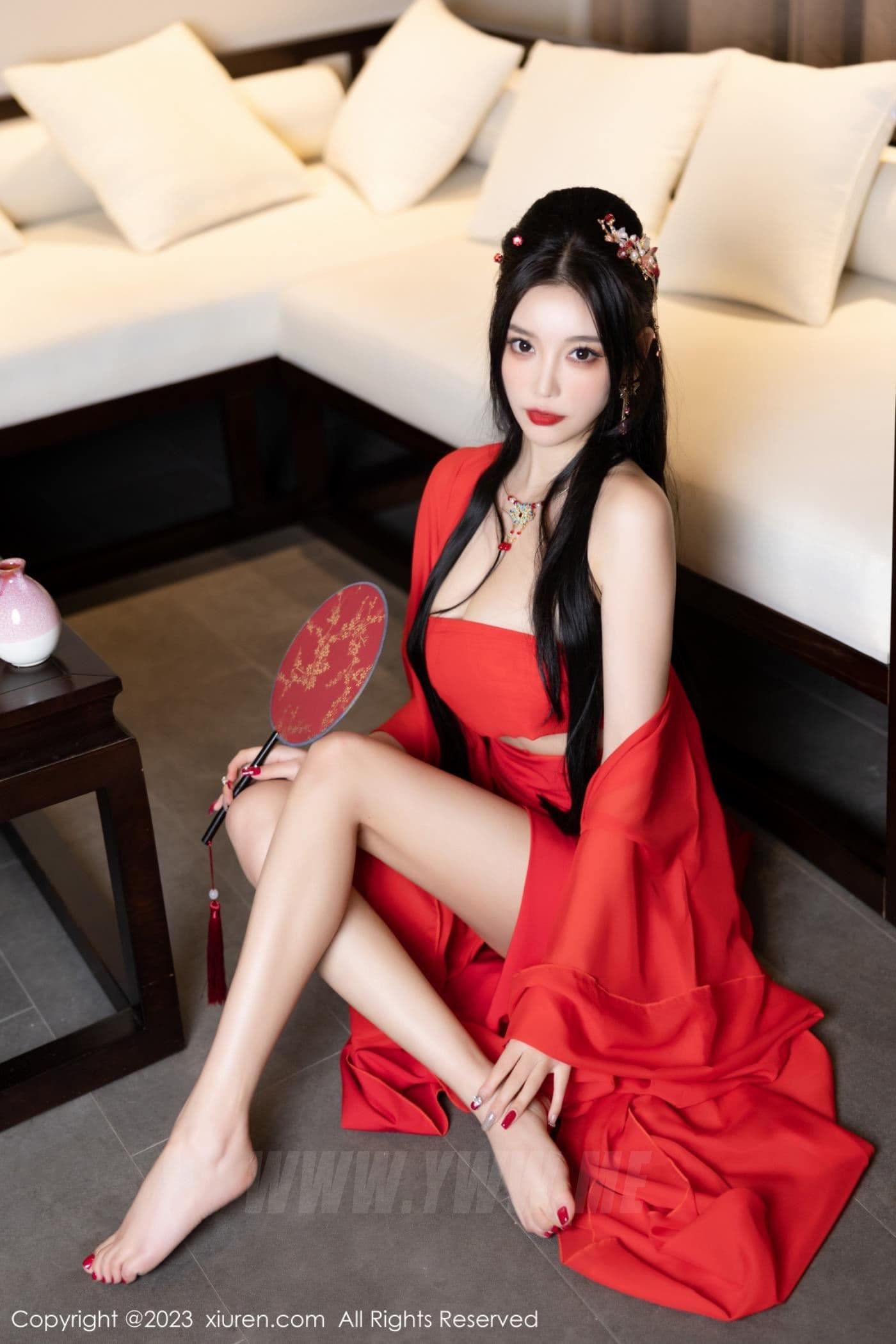 XiuRen秀人网 No.6149 杨晨晨Yome 古装美腿