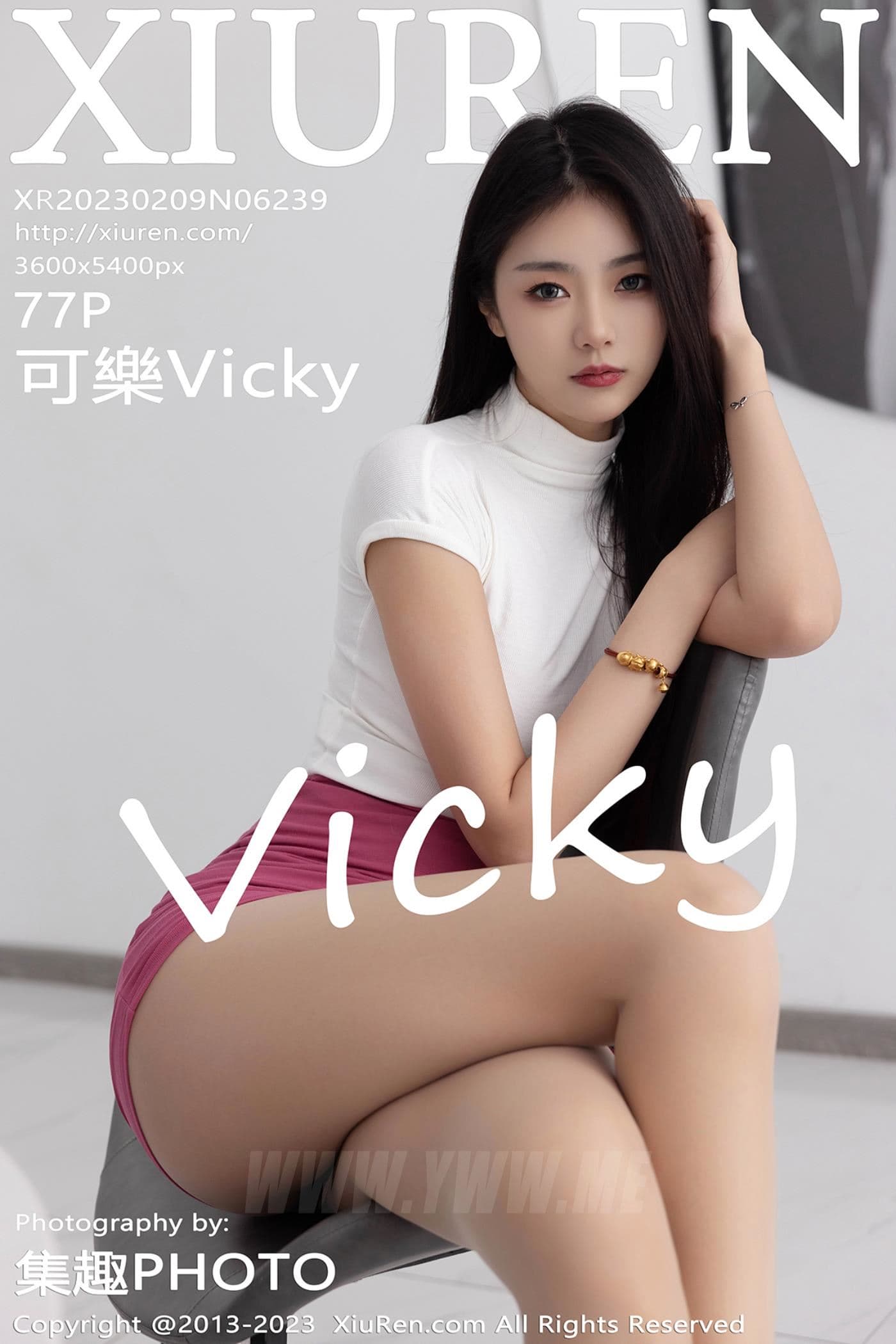 XiuRen秀人网 No.6239 可樂Vicky 短裙美腿
