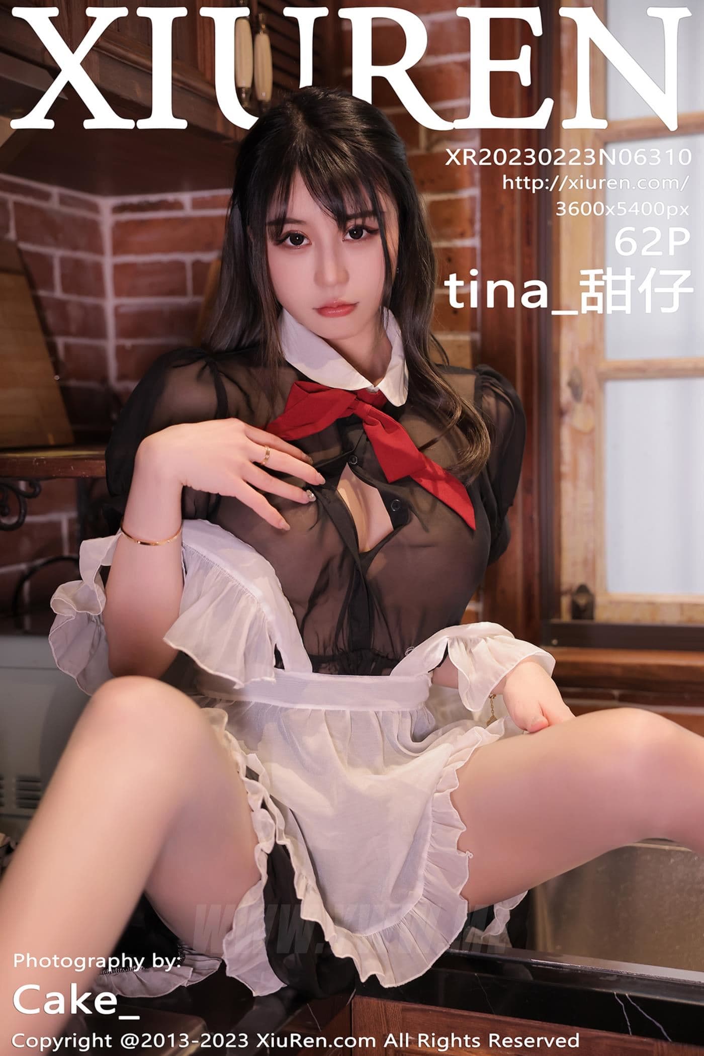 XiuRen秀人网 No.6310 tina_甜仔 女仆服美臀