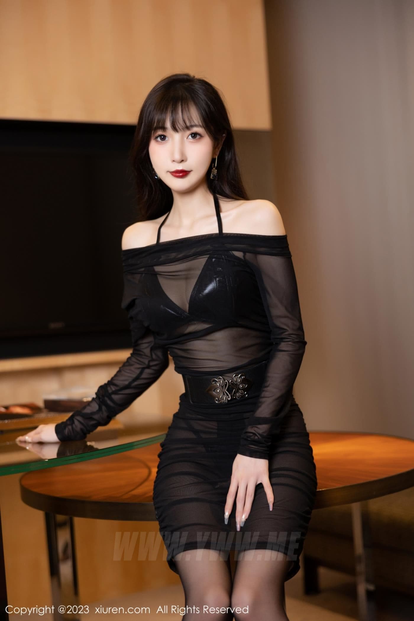 XiuRen秀人网 No.6307 林星阑 黑丝美腿