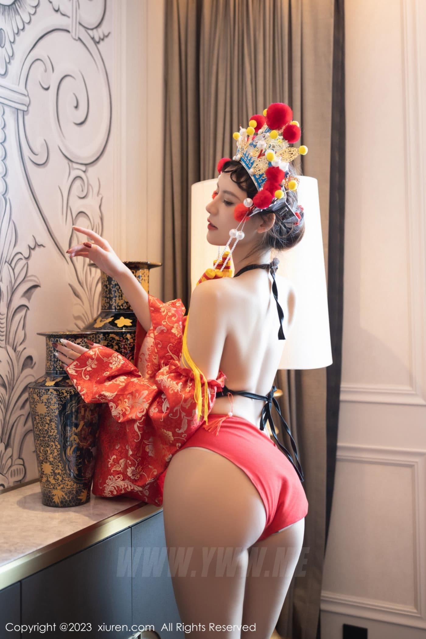 XiuRen秀人网 No.6308 就是阿朱啊 美臀妩媚