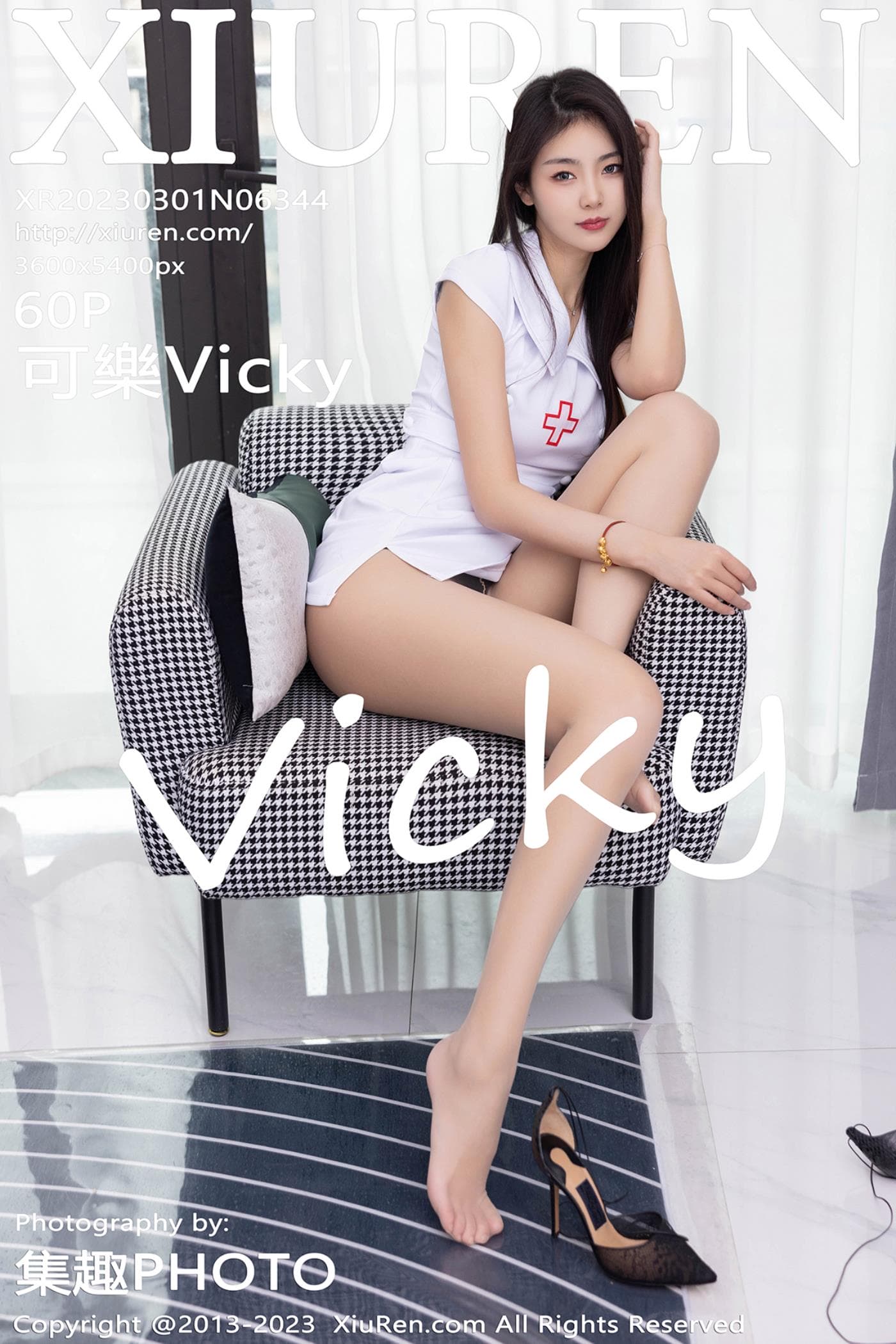 XiuRen秀人网 No.6344 可樂Vicky 美腿丝袜