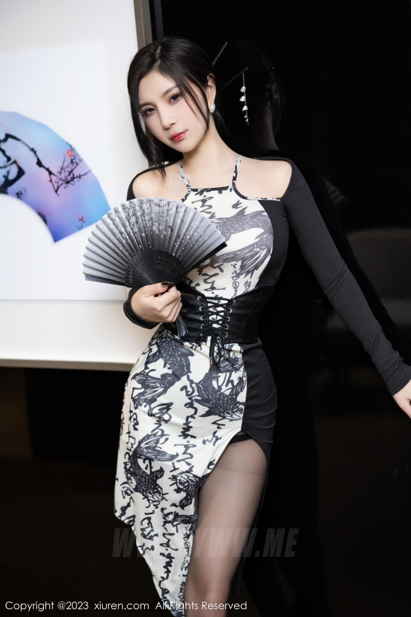XiuRen秀人网 No.6406 小蛮妖Yummy 黑丝美腿