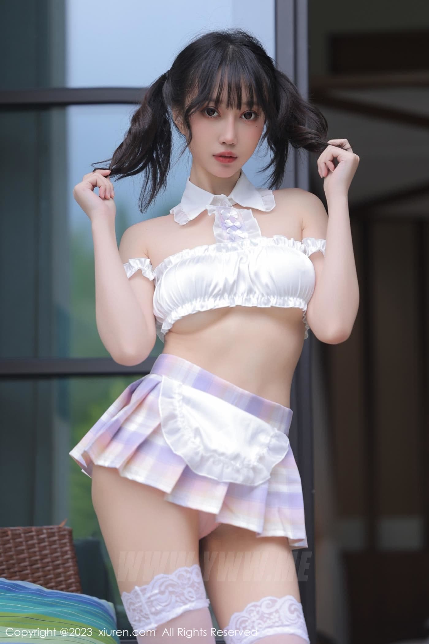XiuRen秀人网 No.6392 玥儿玥er 女仆服美腿