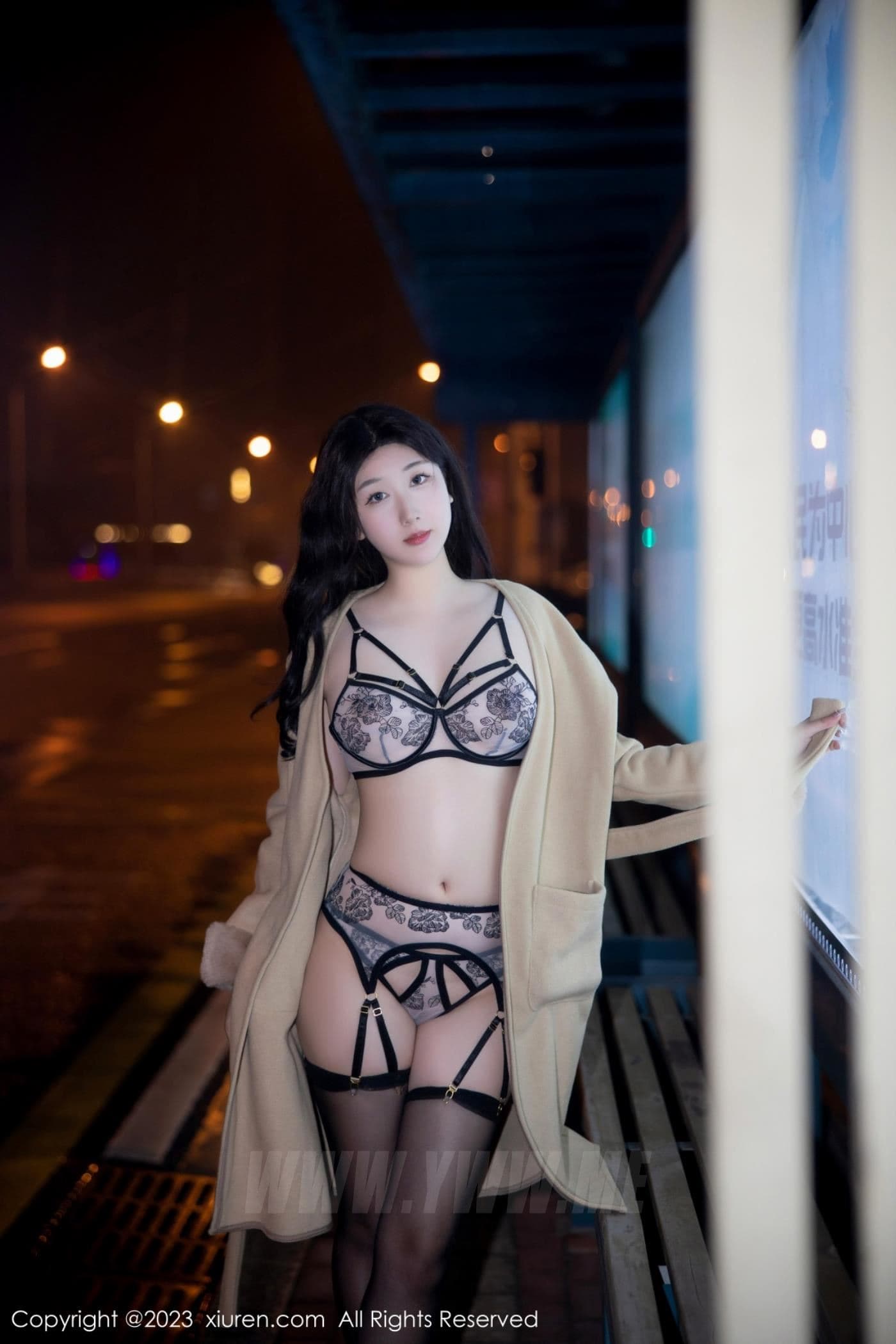 XiuRen秀人网 No.6424 江真真 黑丝美臀