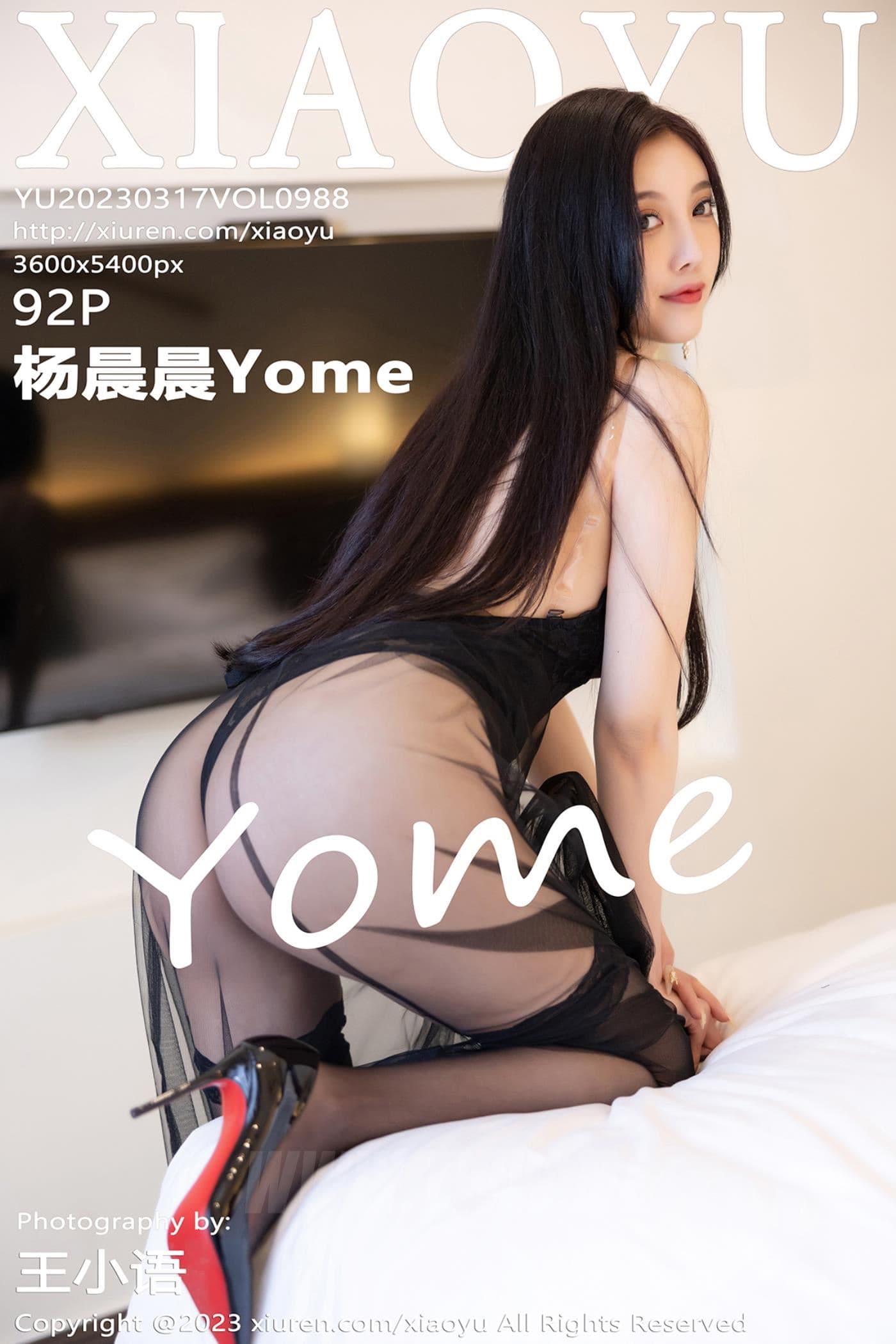 XIAOYU语画界 VOL.988 杨晨晨Yome 黑丝美臀