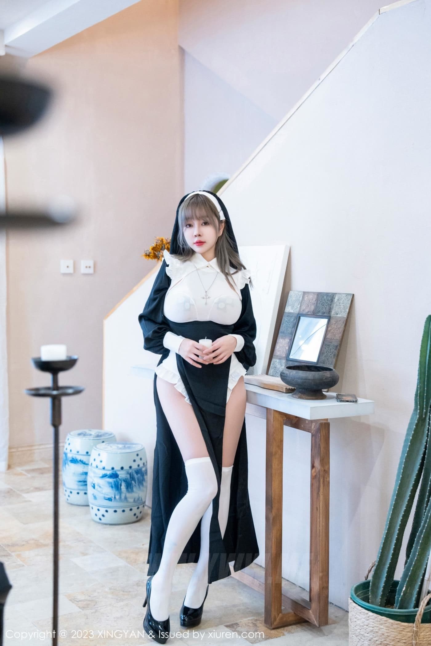 XINGYAN星颜社 VOL.187 王雨纯 修女服美臀