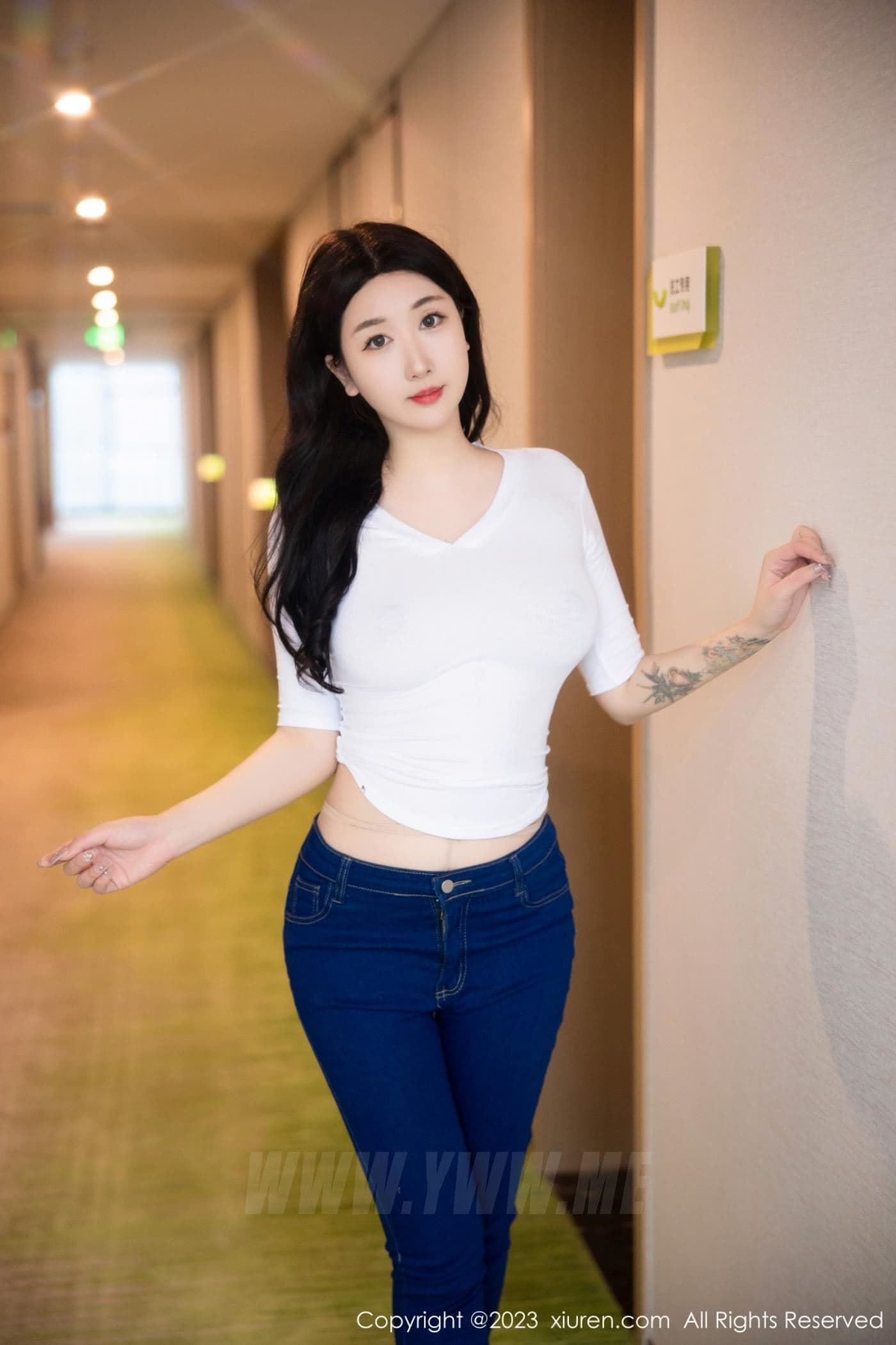 XiuRen秀人网 No.6570 江真真 牛仔裤美臀