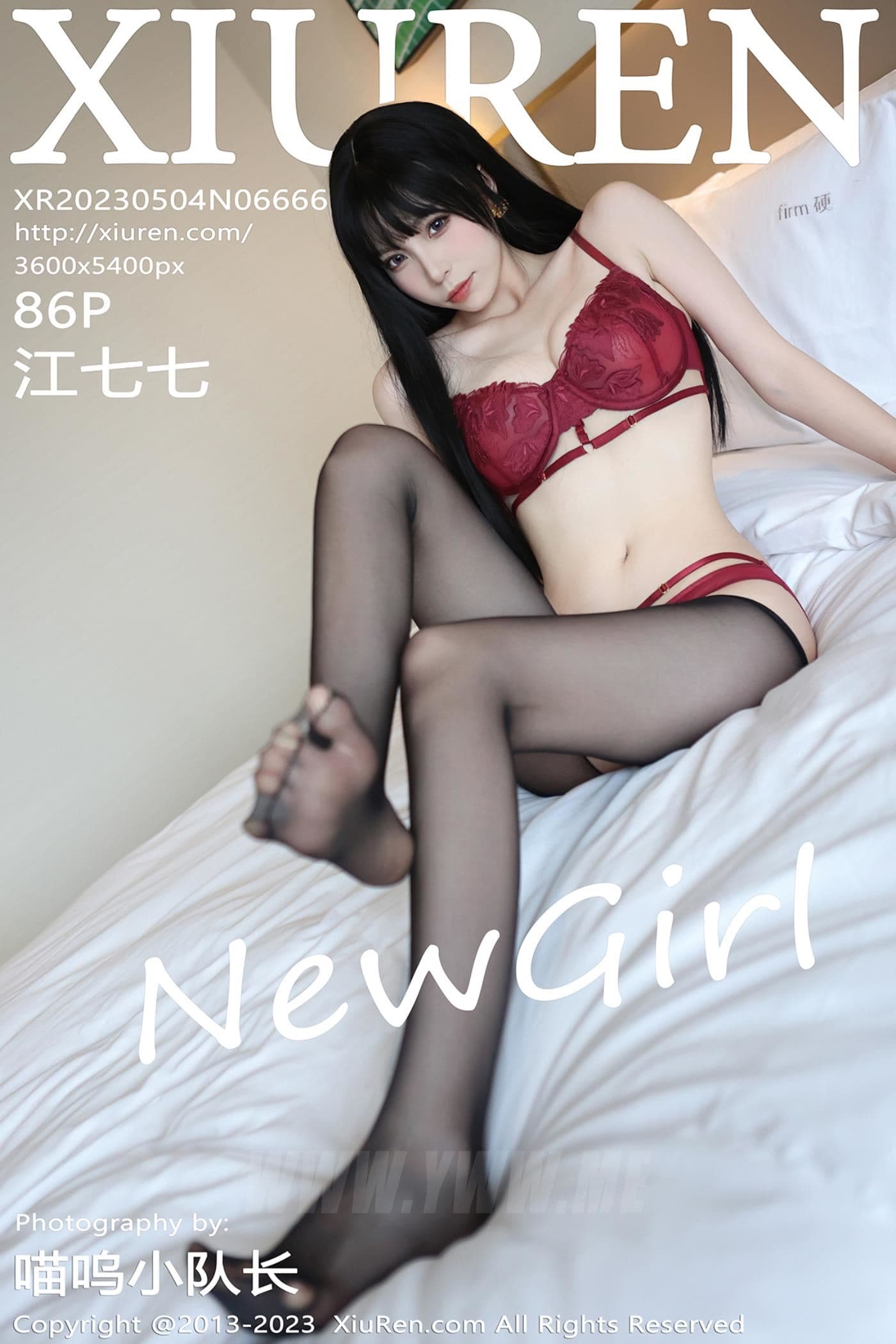 XiuRen秀人网 No.6666 江七七 黑丝美腿