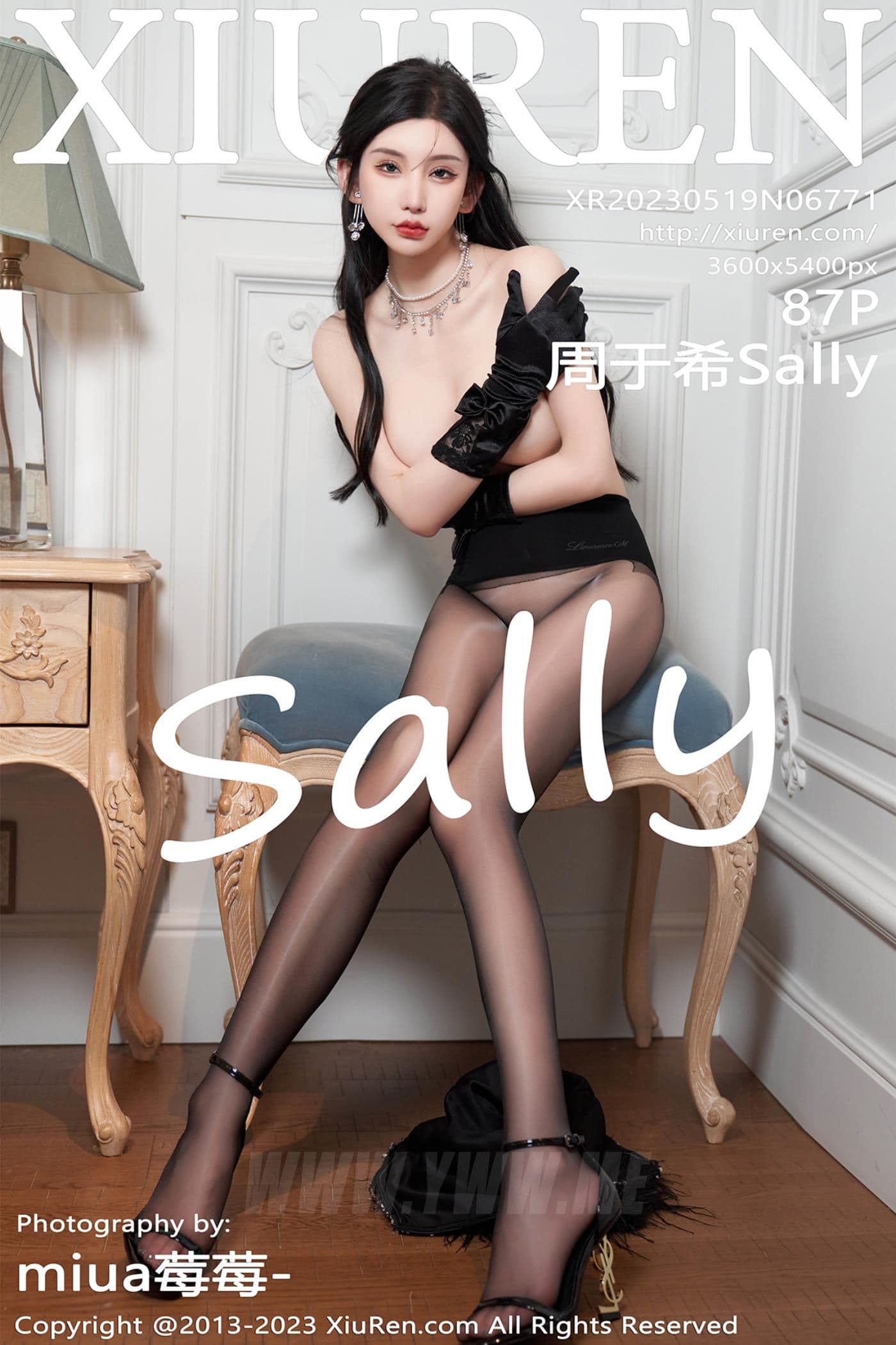 XiuRen秀人网 No.6771 周于希Sally 美臀黑丝