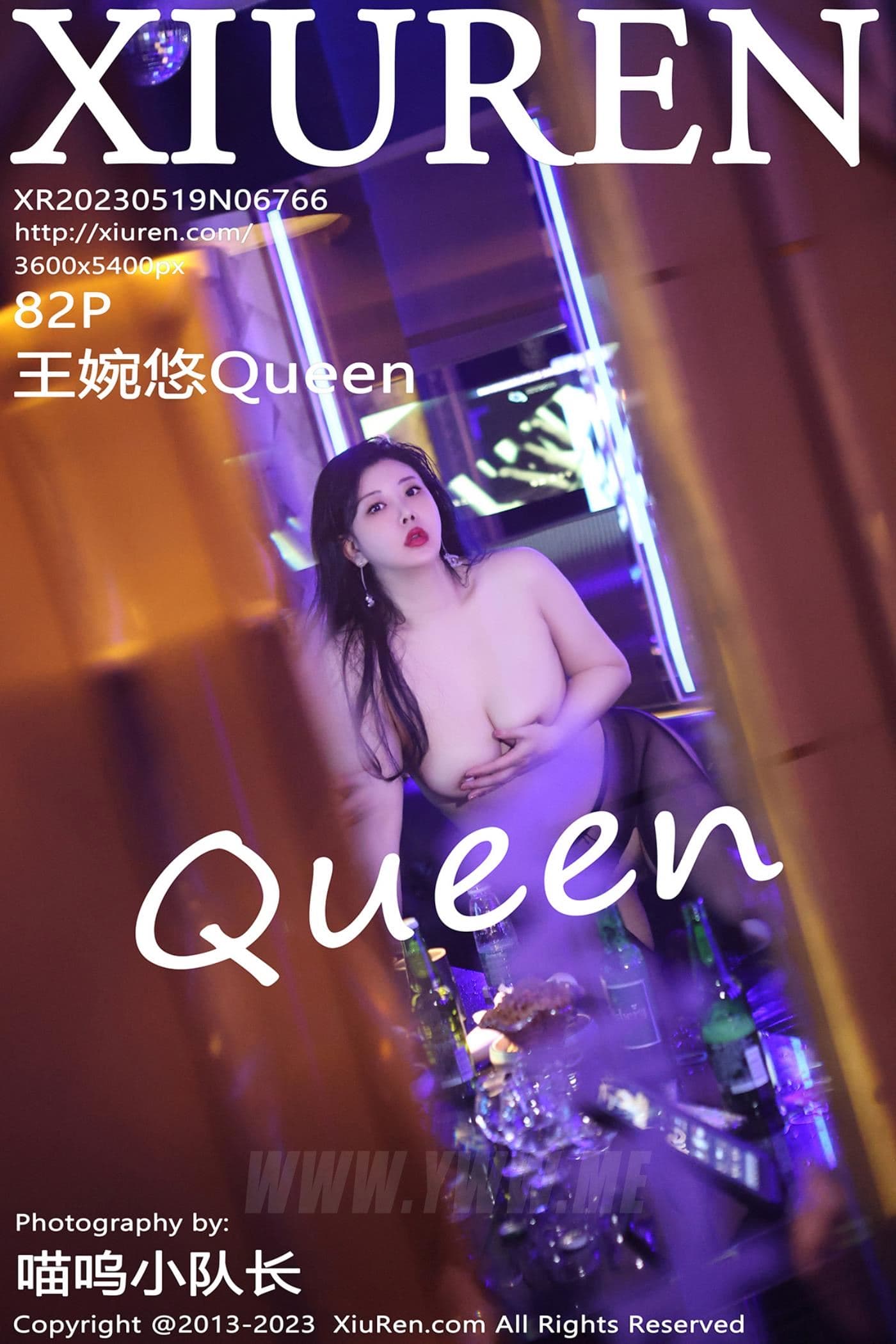 XiuRen秀人网 No.6766 王婉悠Queen 美臀黑丝