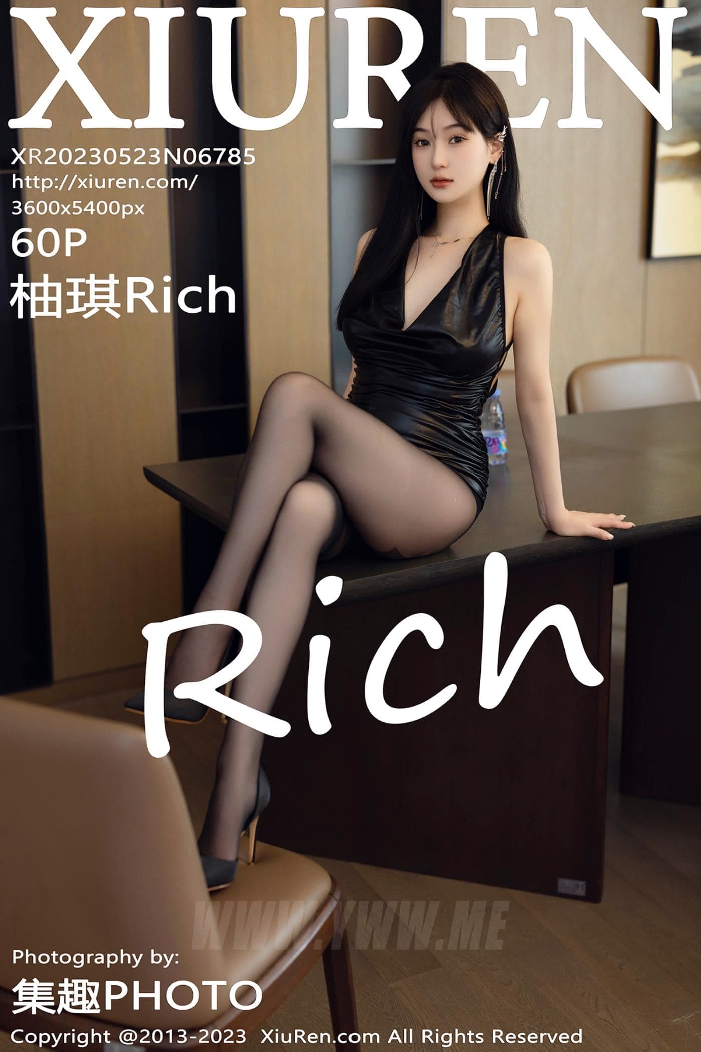 XiuRen秀人网 No.6785 柚琪Rich 黑丝美腿
