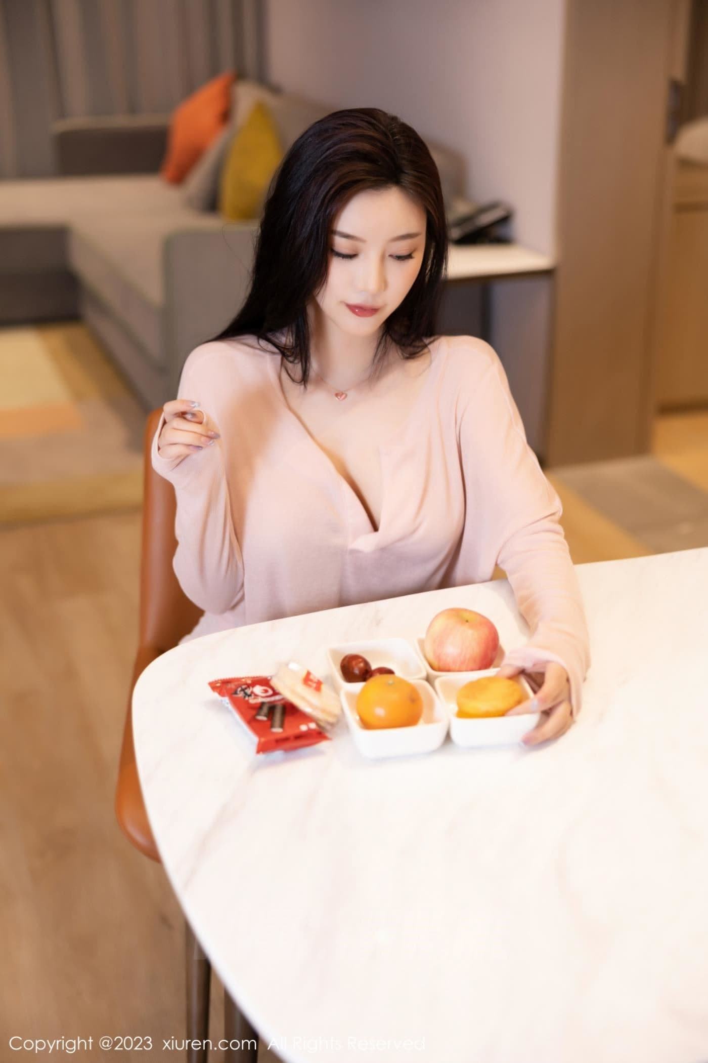 XiuRen秀人网 No.6788 杨晨晨Yome 黑丝美臀