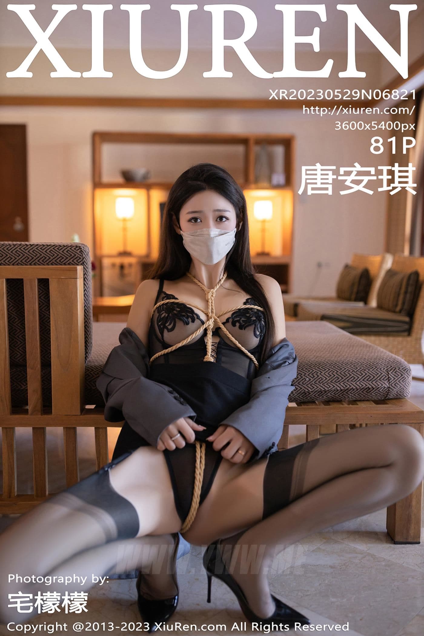 XiuRen秀人网 No.6821 唐安琪 黑丝美腿