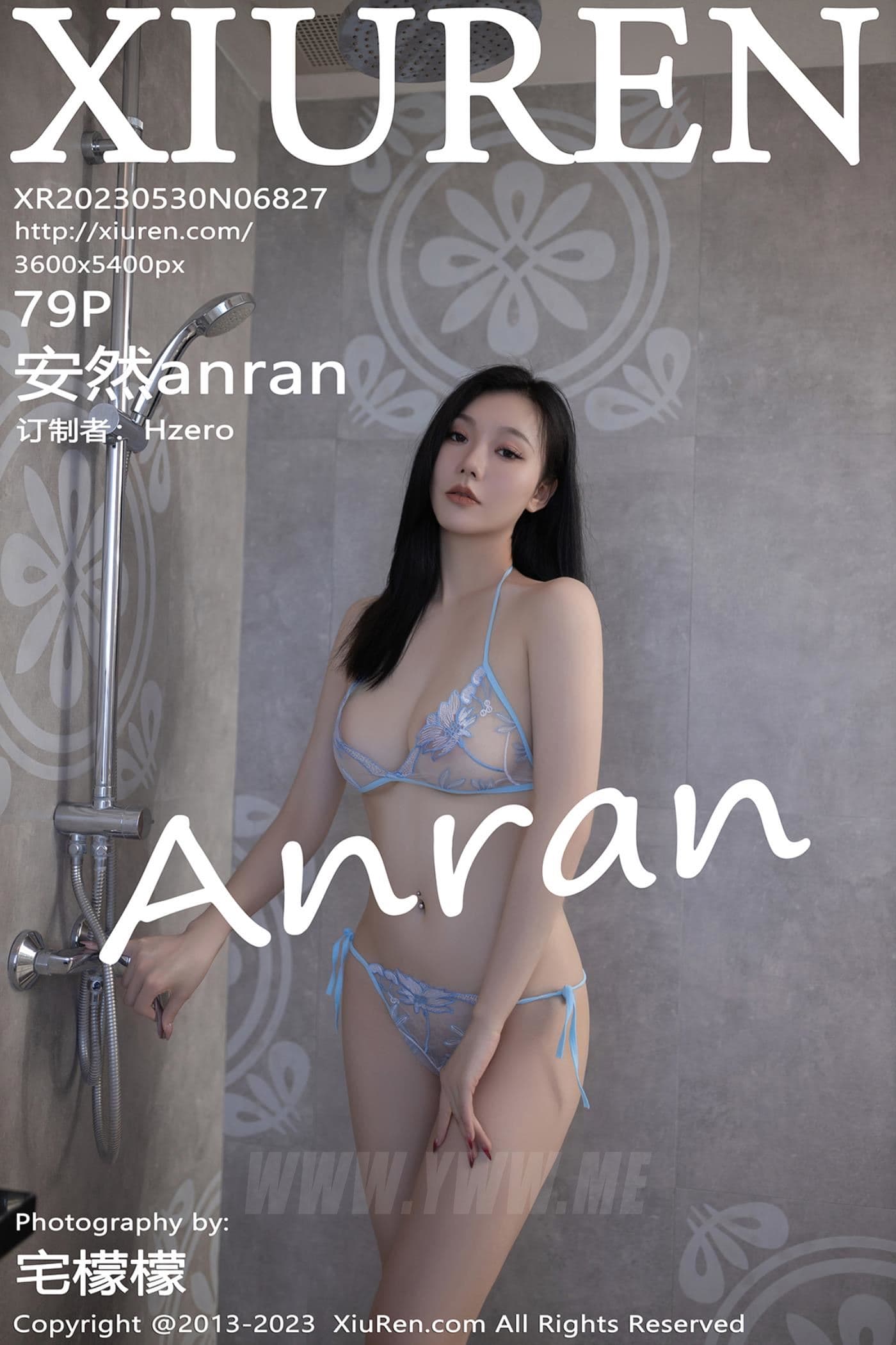 XiuRen秀人网 No.6827 安然anran 浴室美腿