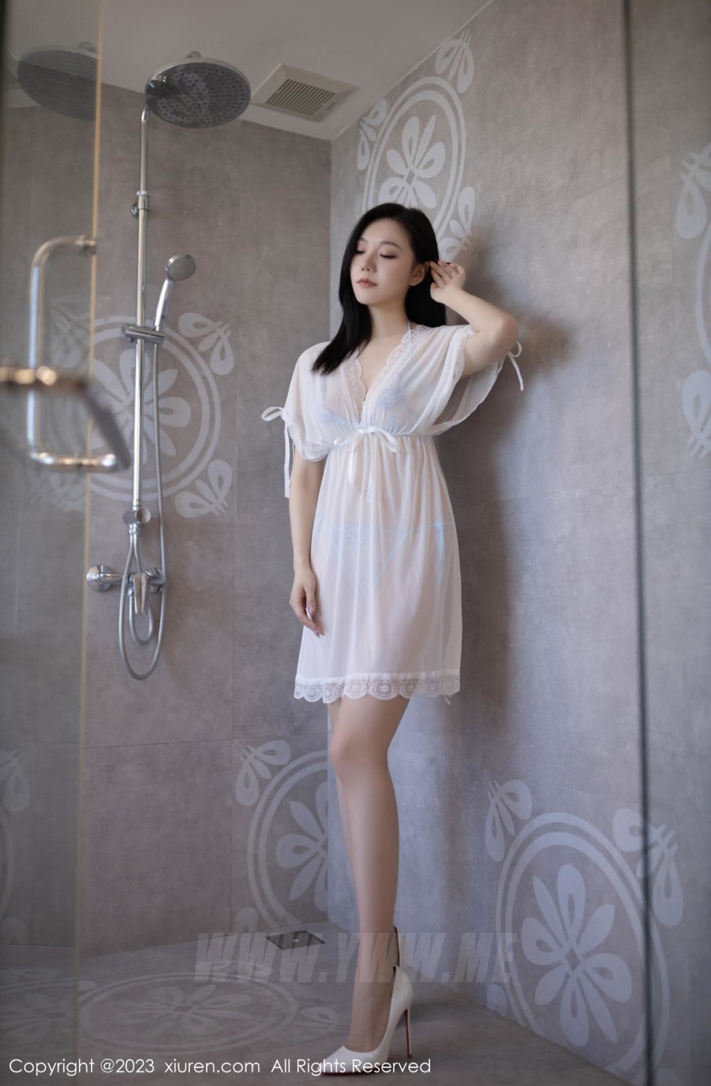 XiuRen秀人网 No.6827 安然anran 浴室美腿