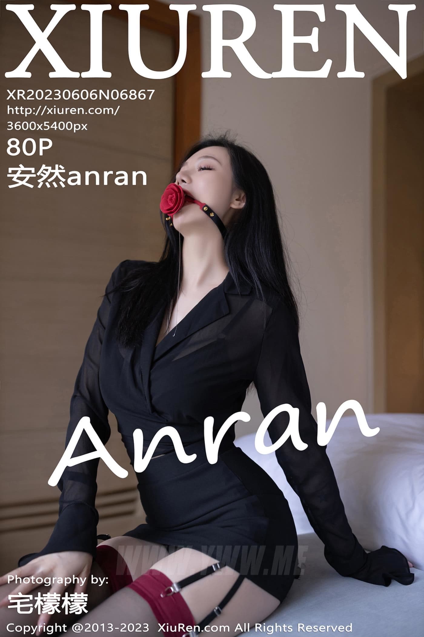 XiuRen秀人网 No.6867 安然anran 黑丝美腿