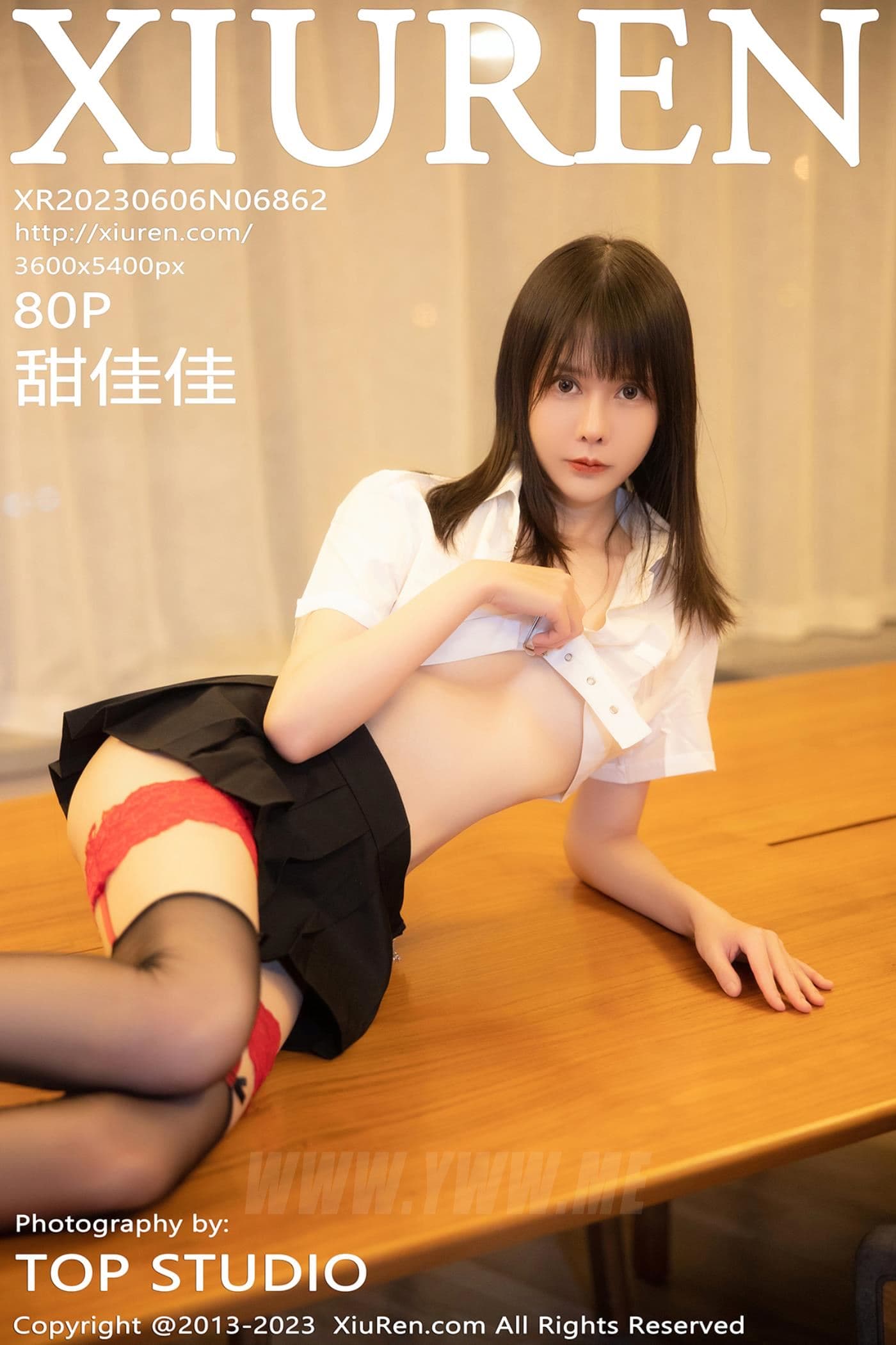 XiuRen秀人网 No.6862 甜佳佳 黑丝美腿