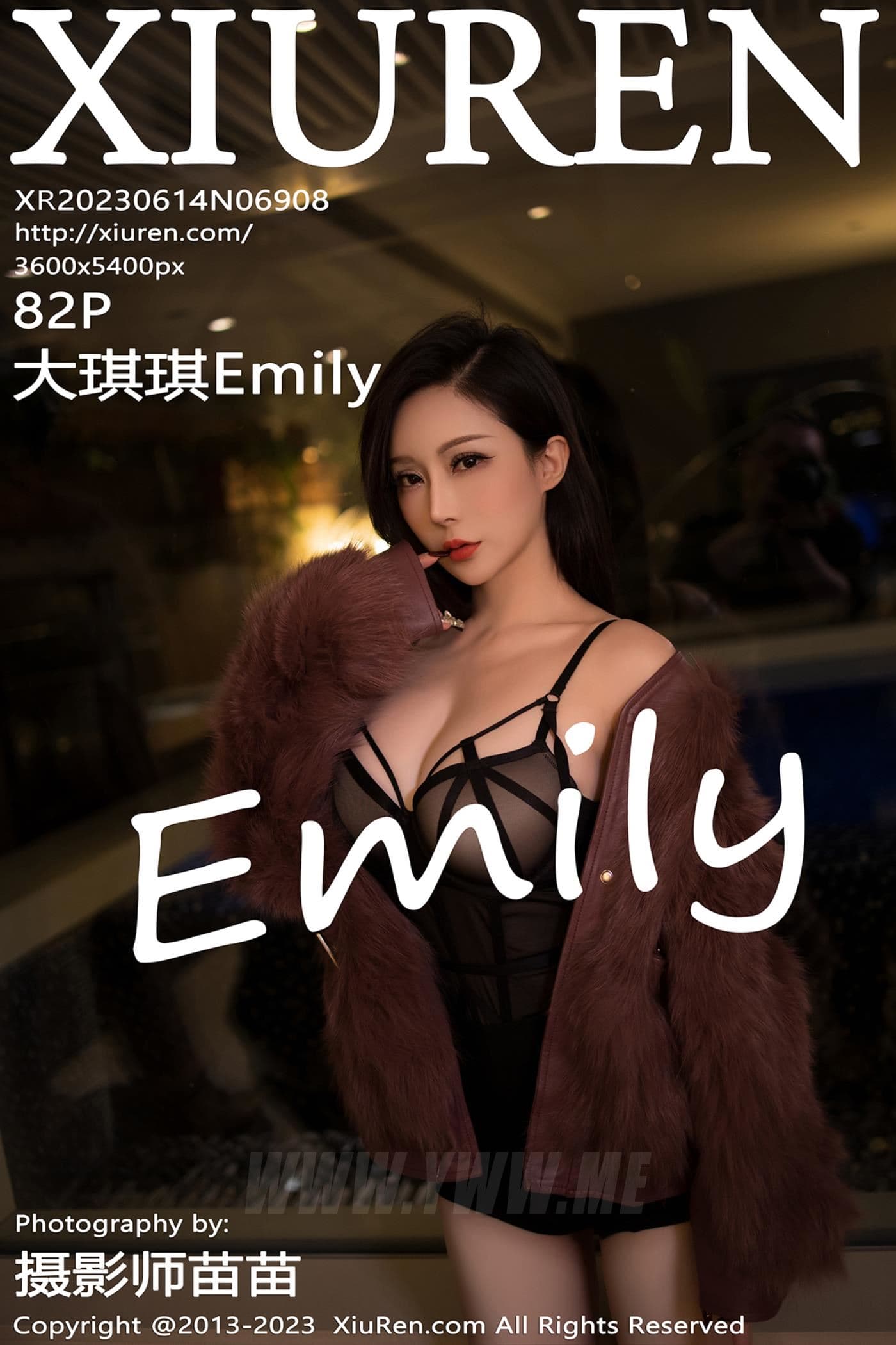 XiuRen秀人网 No.6908 大琪琪Emily 黑丝美腿