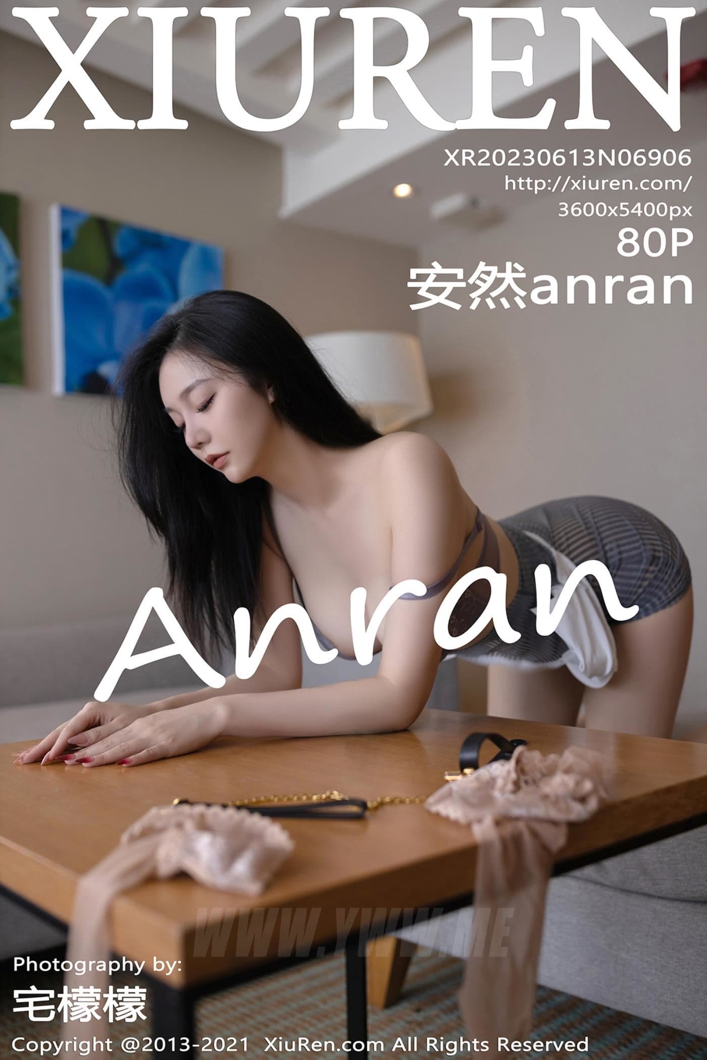 XiuRen秀人网 No.6906 安然anran 丝袜美腿
