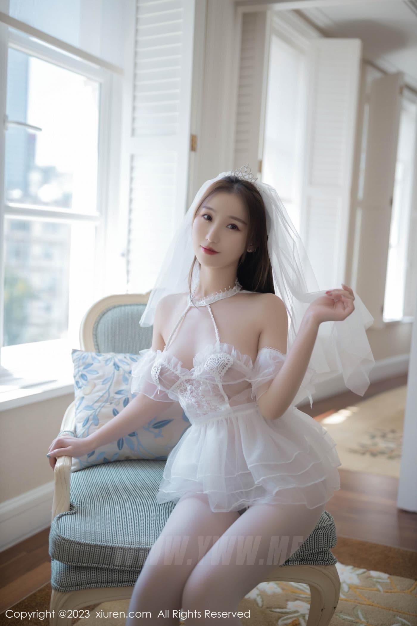 XiuRen秀人网 No.7104 杏子Yada 婚纱美腿