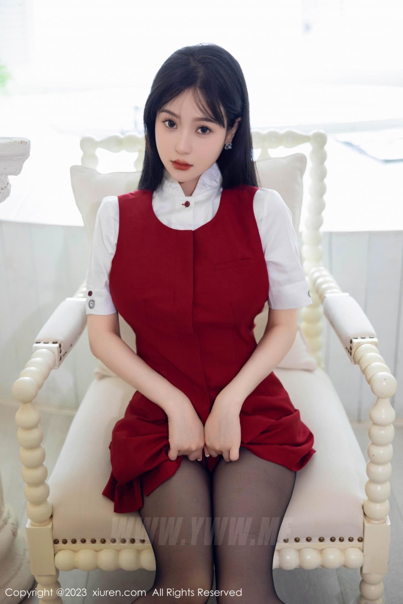 XiuRen秀人网 No.7037 柚琪Rich 黑丝美臀