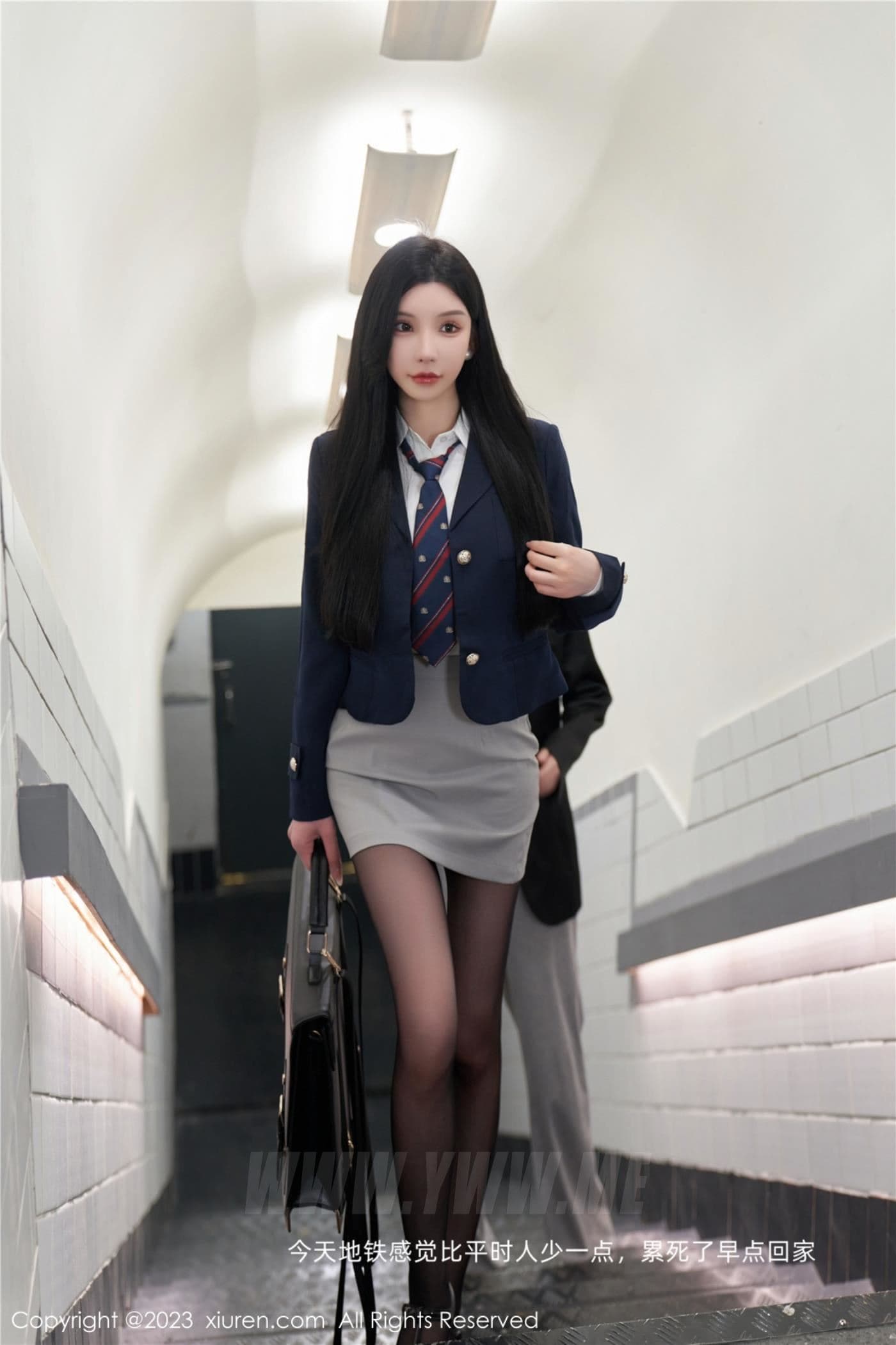 XiuRen秀人网 No.7086 周于希Sally 制服短裙