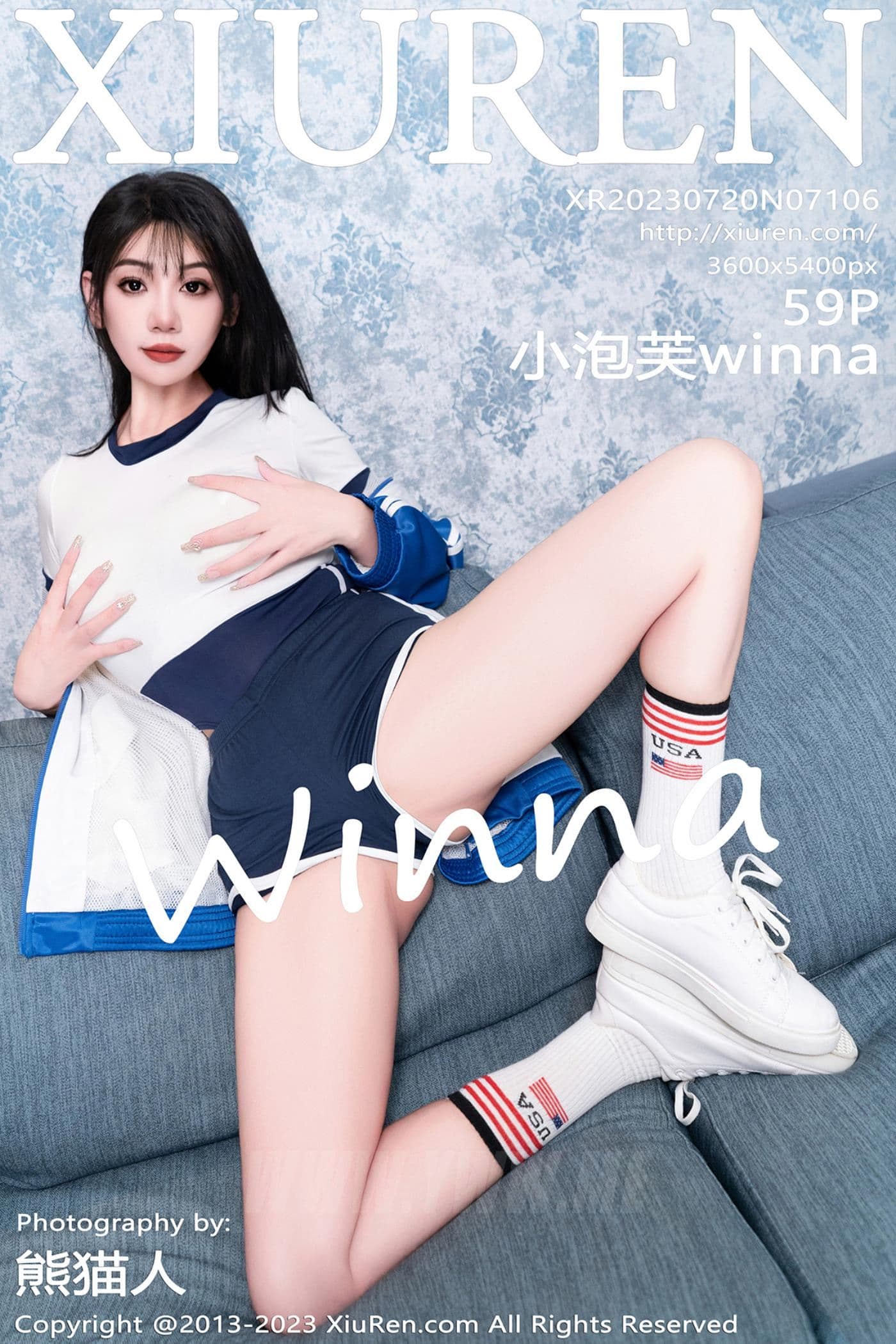 XiuRen秀人网 No.7106 小泡芙winna 运动美腿