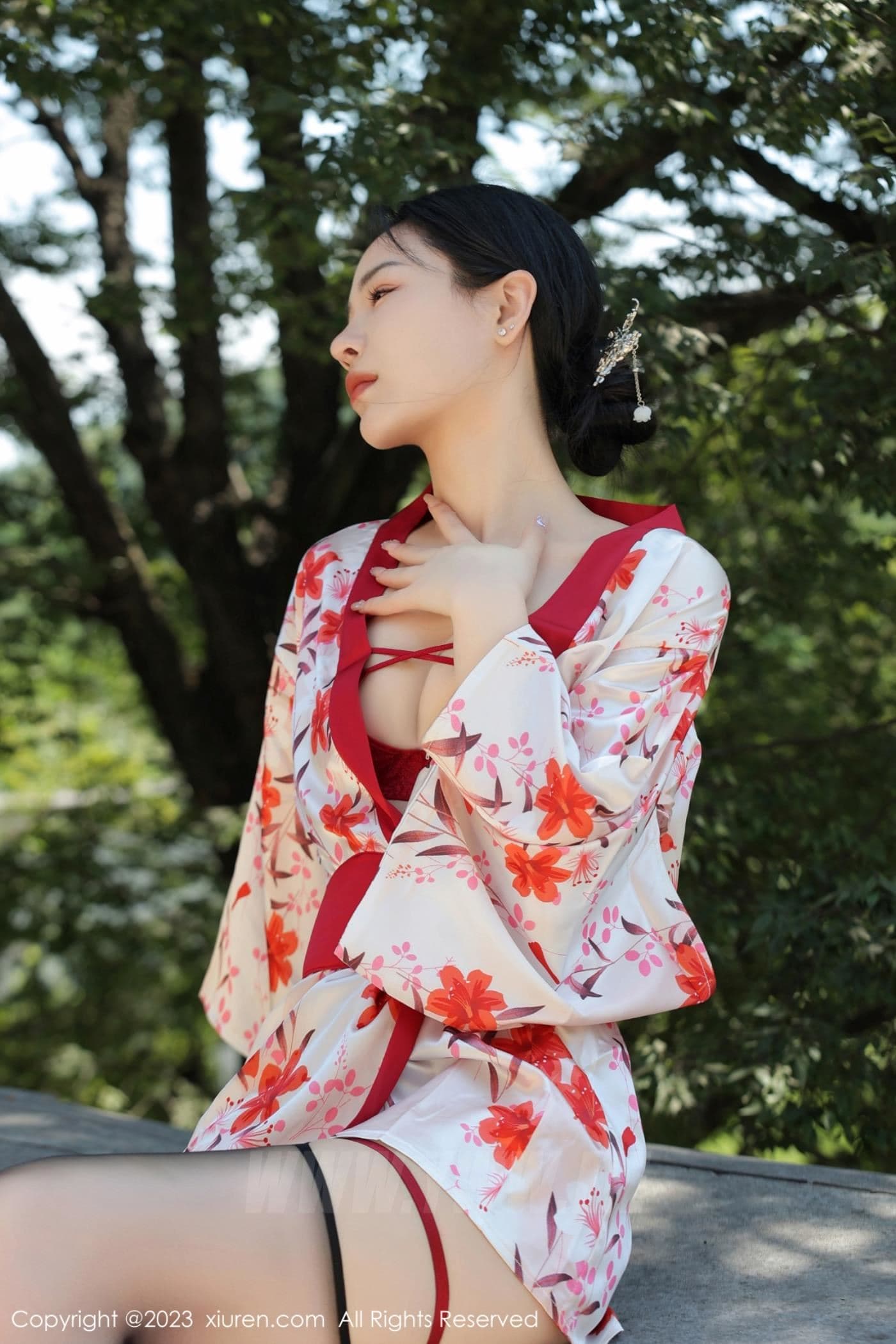 XiuRen秀人网 No.7177 米粒子 美腿和服