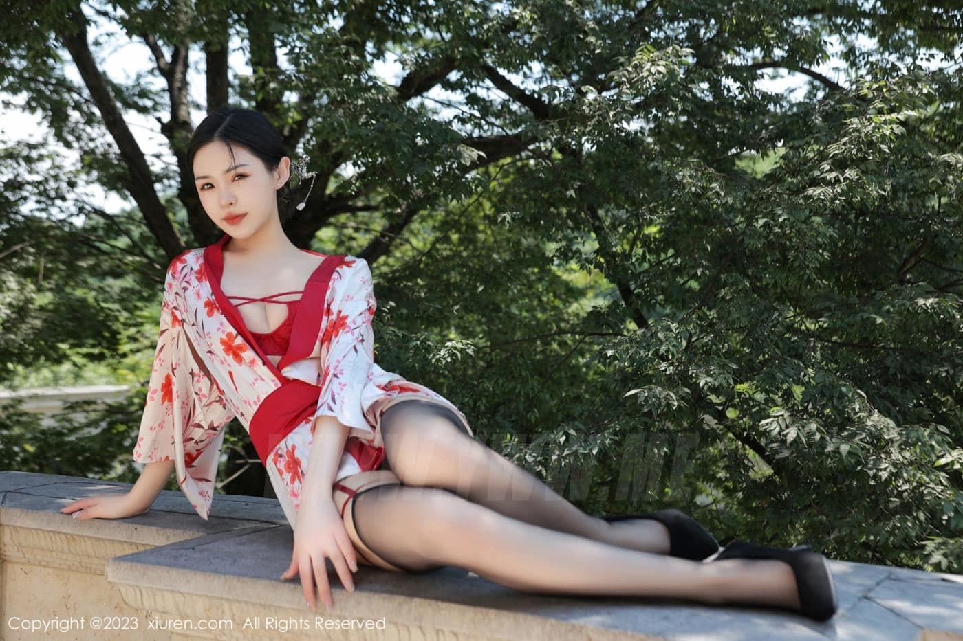 XiuRen秀人网 No.7177 米粒子 美腿和服