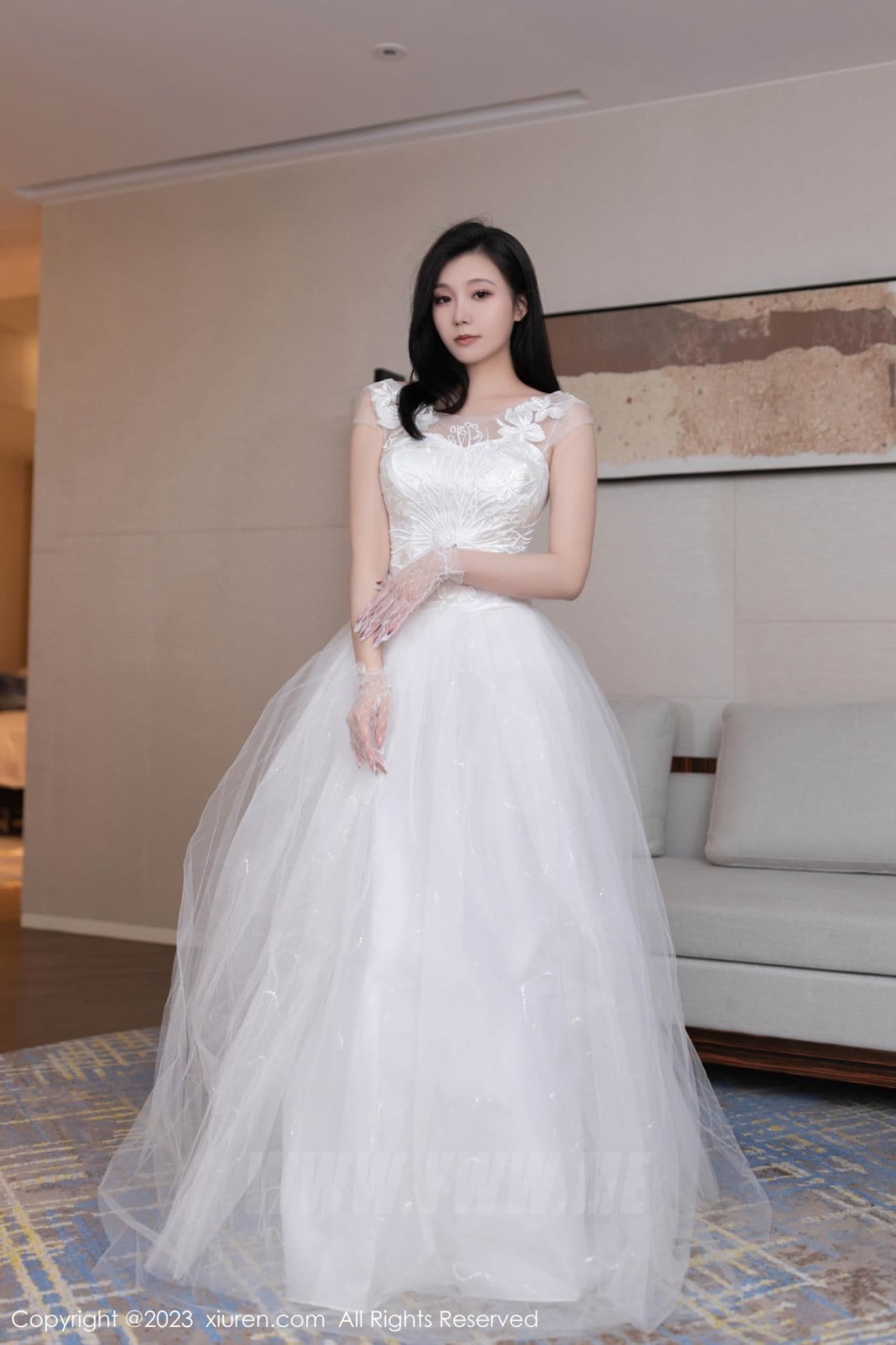 XiuRen秀人网 No.7201 安然anran 婚纱美腿