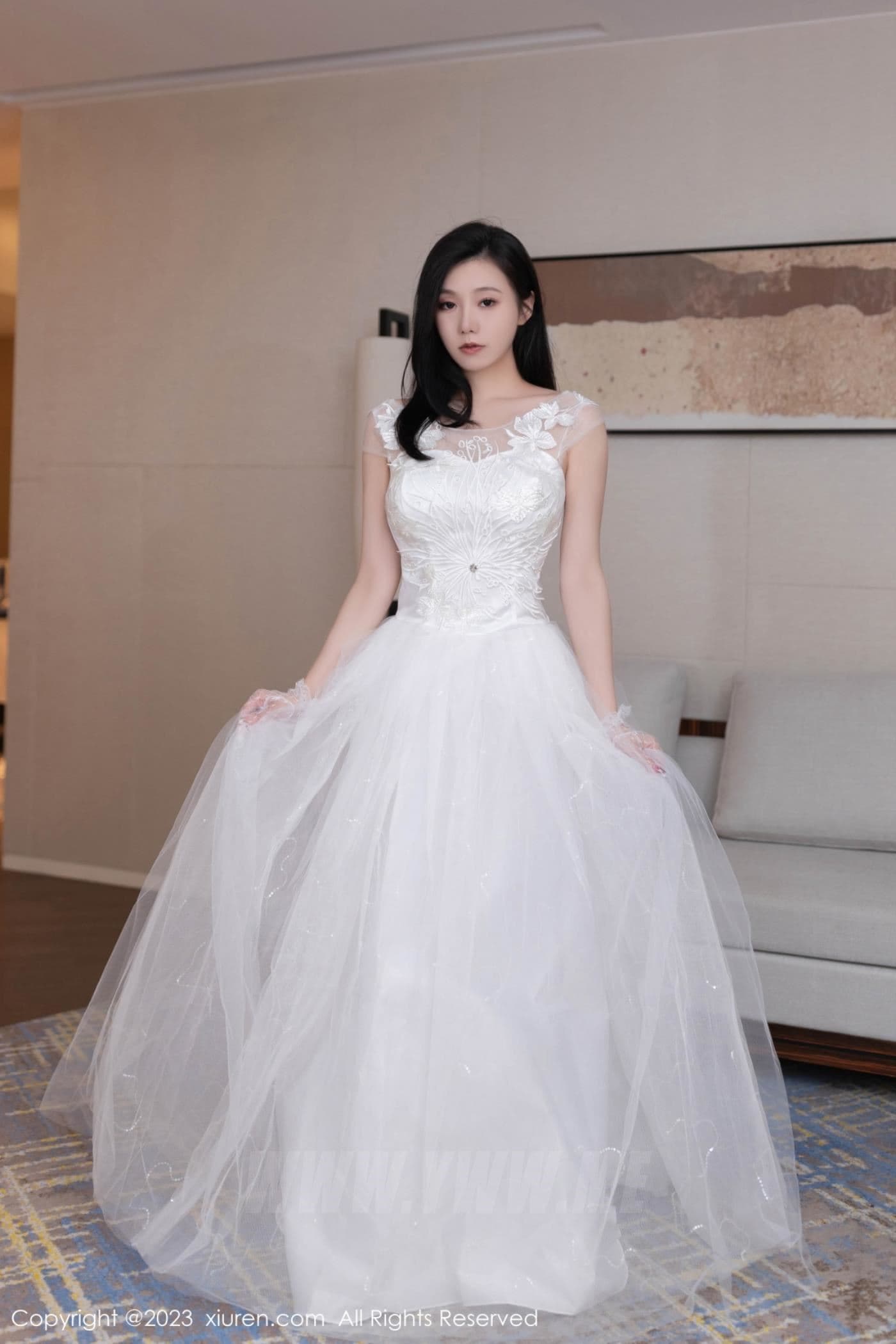 XiuRen秀人网 No.7201 安然anran 婚纱美腿