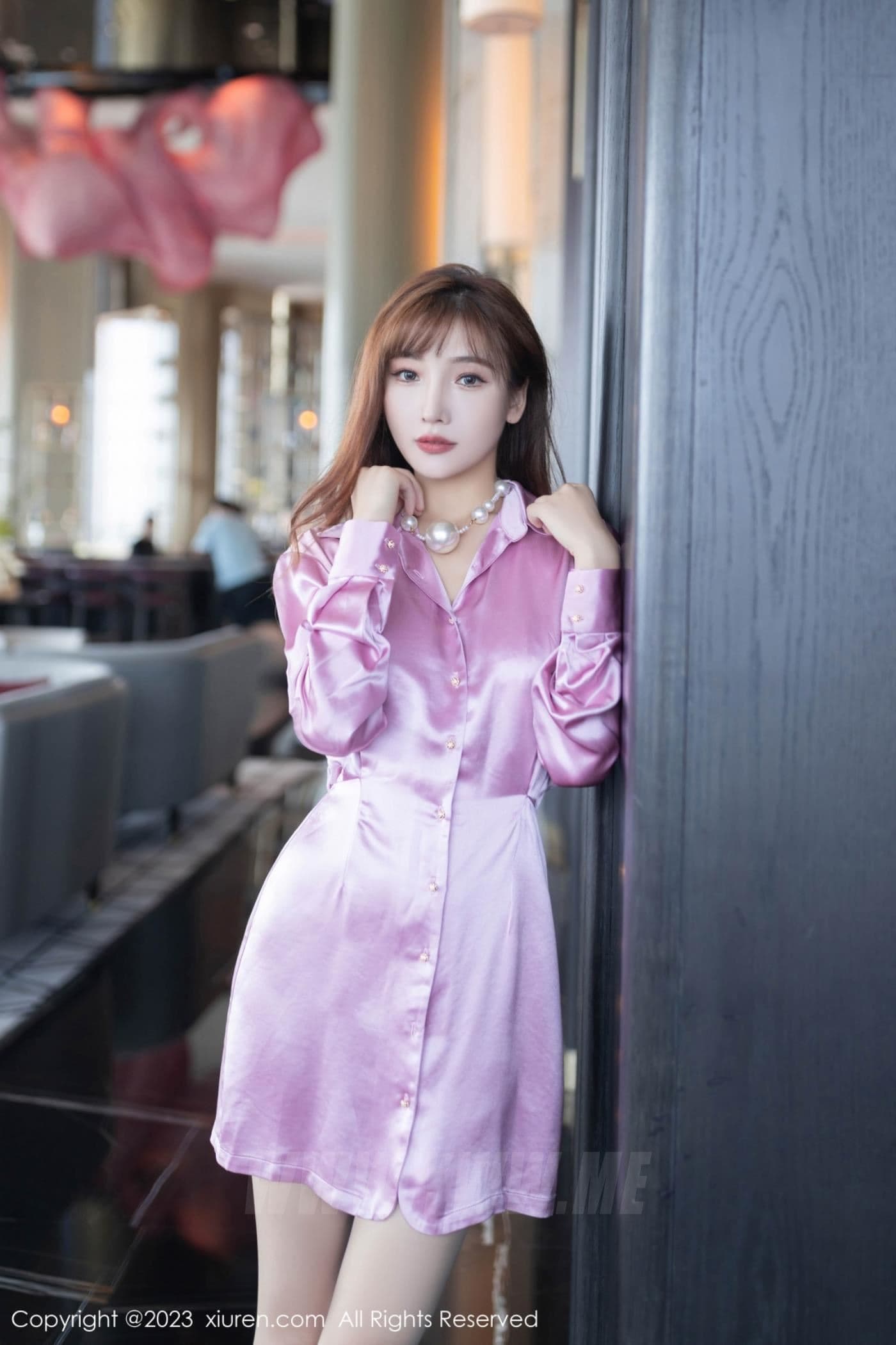 XiuRen秀人网 No.7214 陆萱萱 灰丝美腿