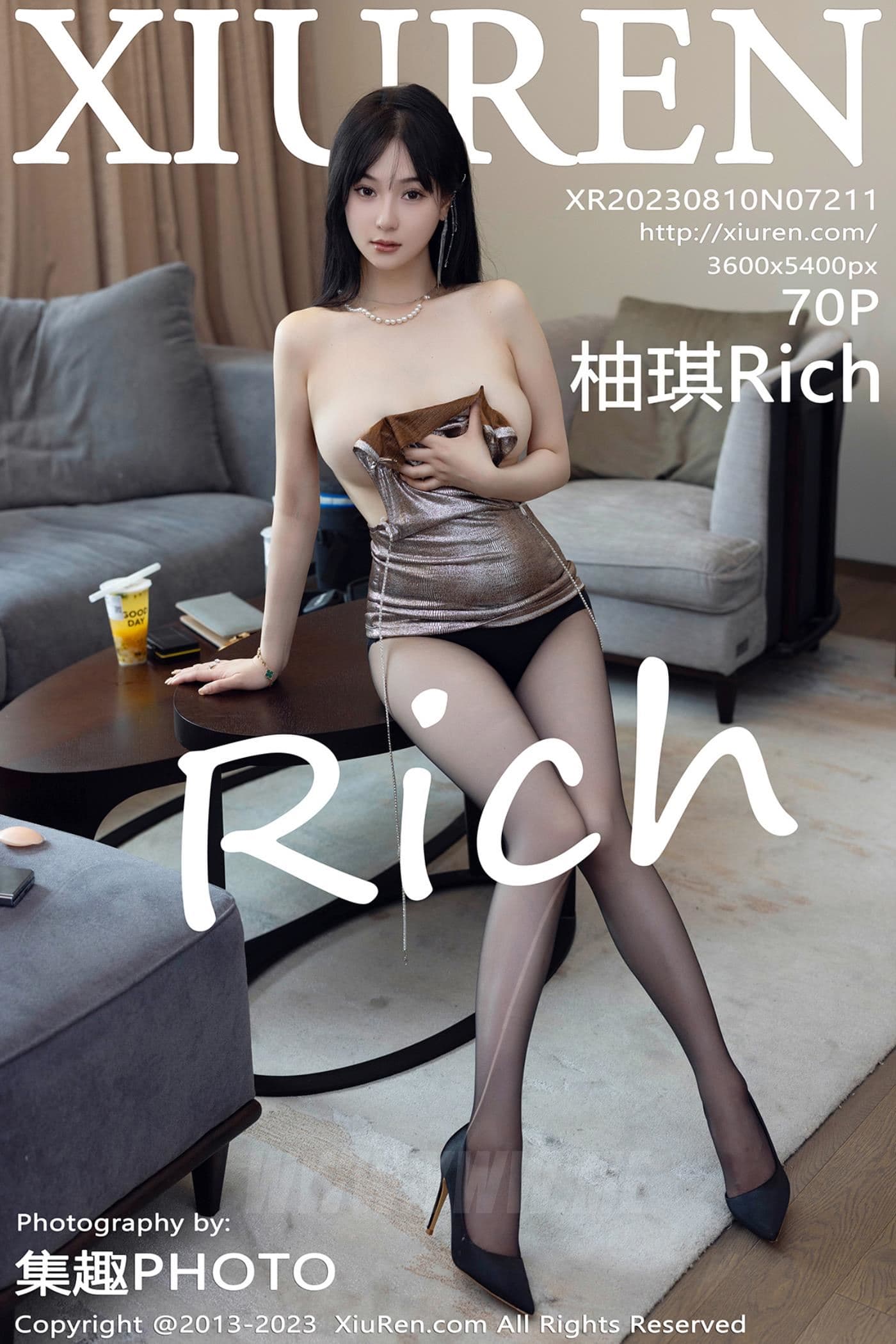 XiuRen秀人网 No.7211 柚琪Rich 黑丝美腿