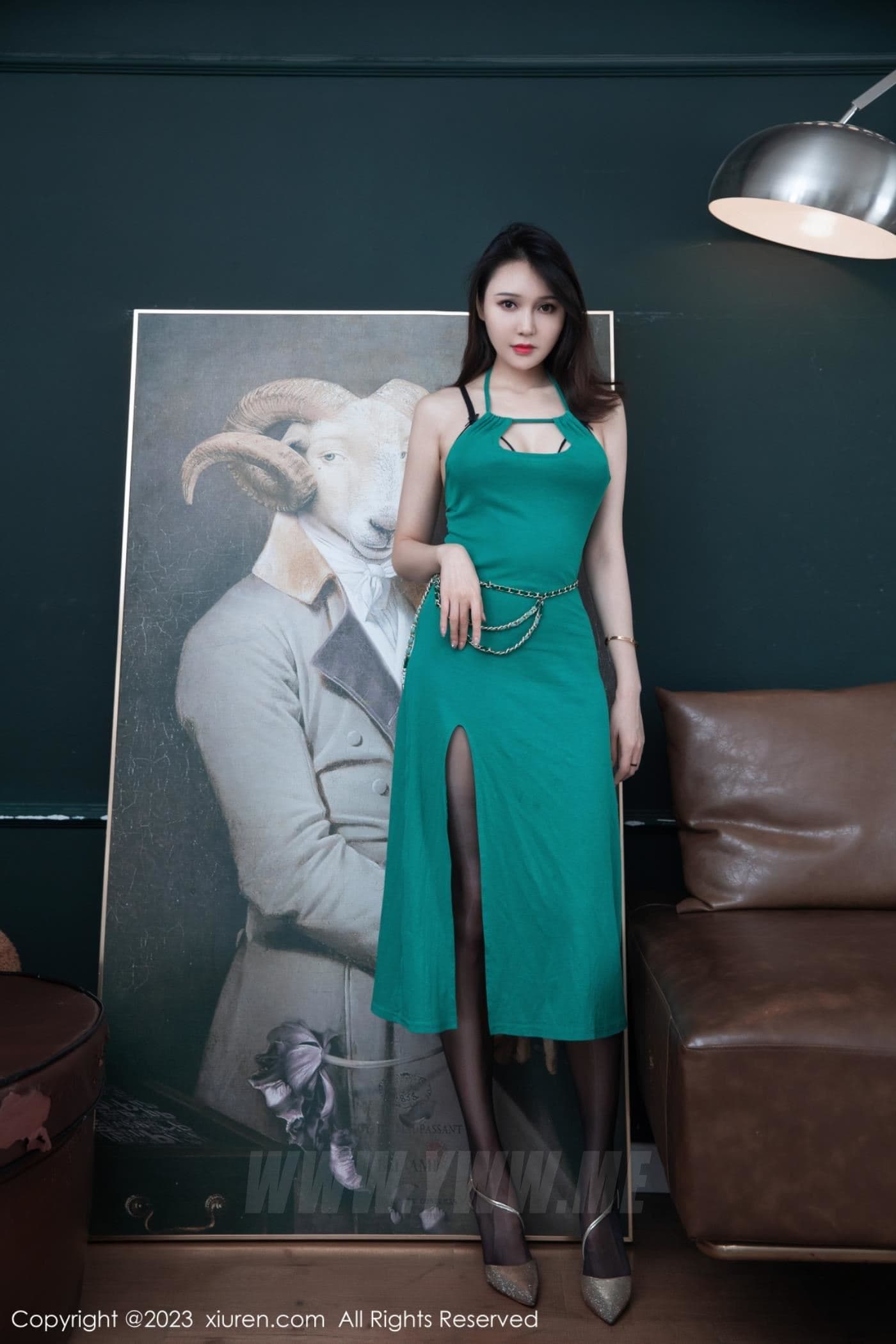 XiuRen秀人网 No.7259 吴紫熙Fanny 黑丝美腿