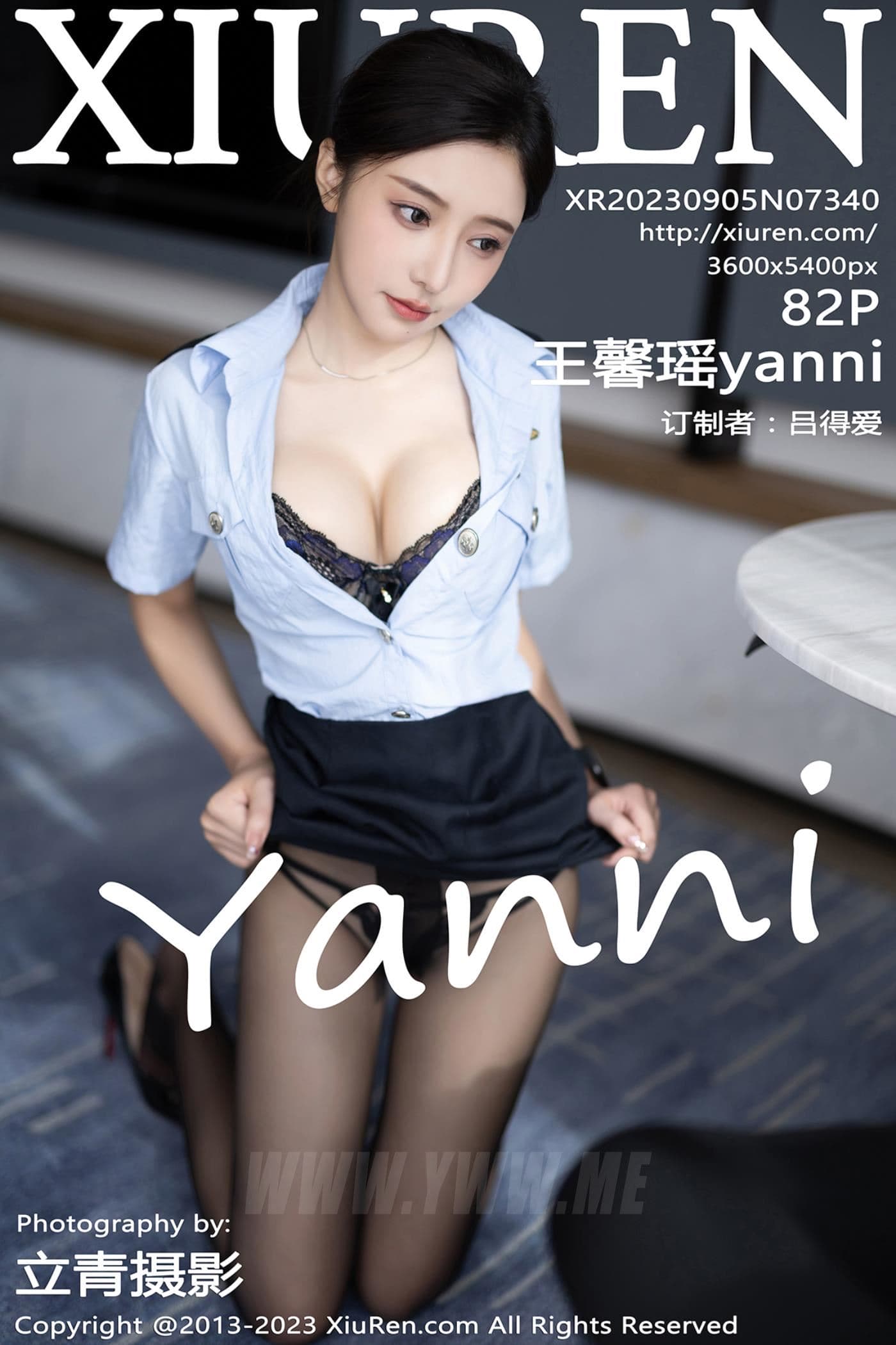 XiuRen秀人网 No.7340 王馨瑶yanni 美腿黑丝