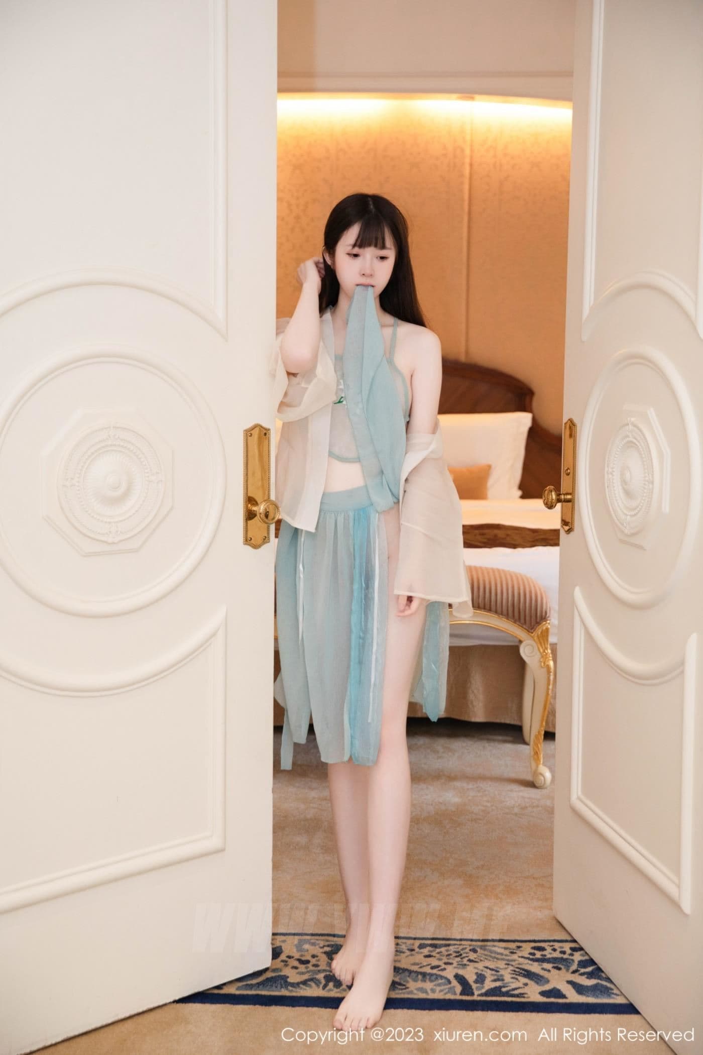 XiuRen秀人网 No.7321 林悠悠 古装美腿
