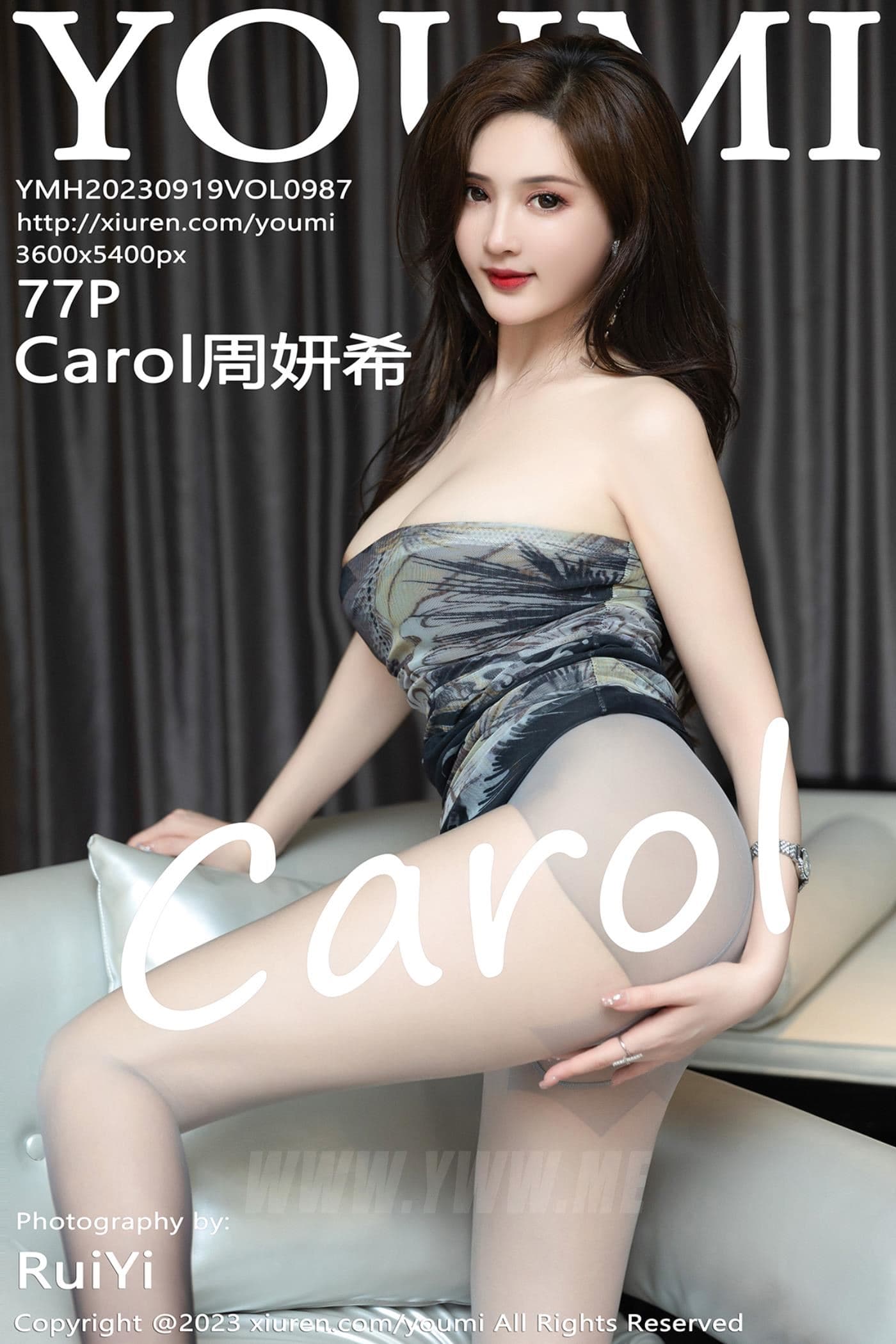 YOUMI尤蜜荟 VOL.987 Carol周妍希 丰腴美臀