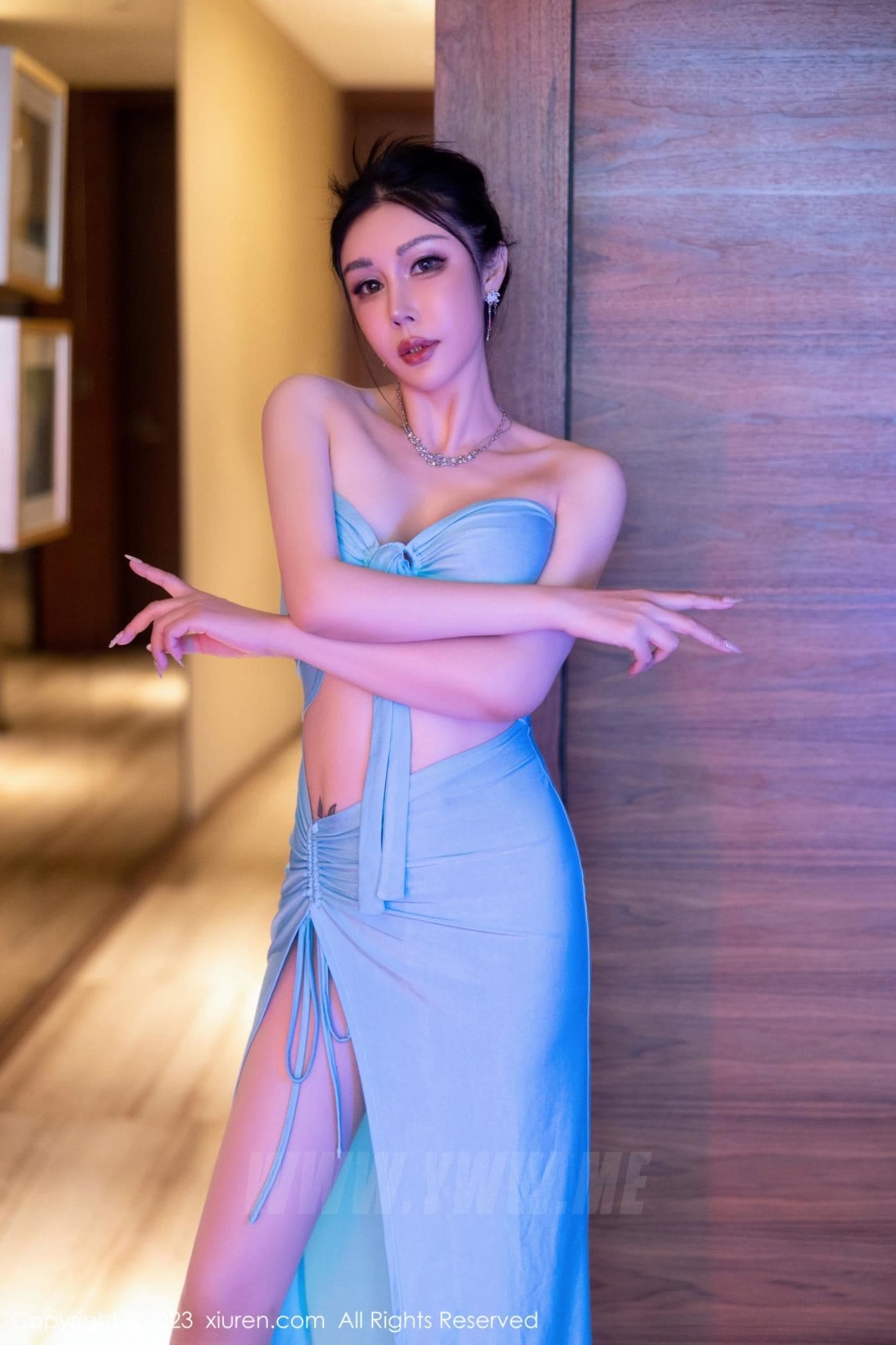 XiuRen秀人网 No.7446 田冰冰 长裙美臀